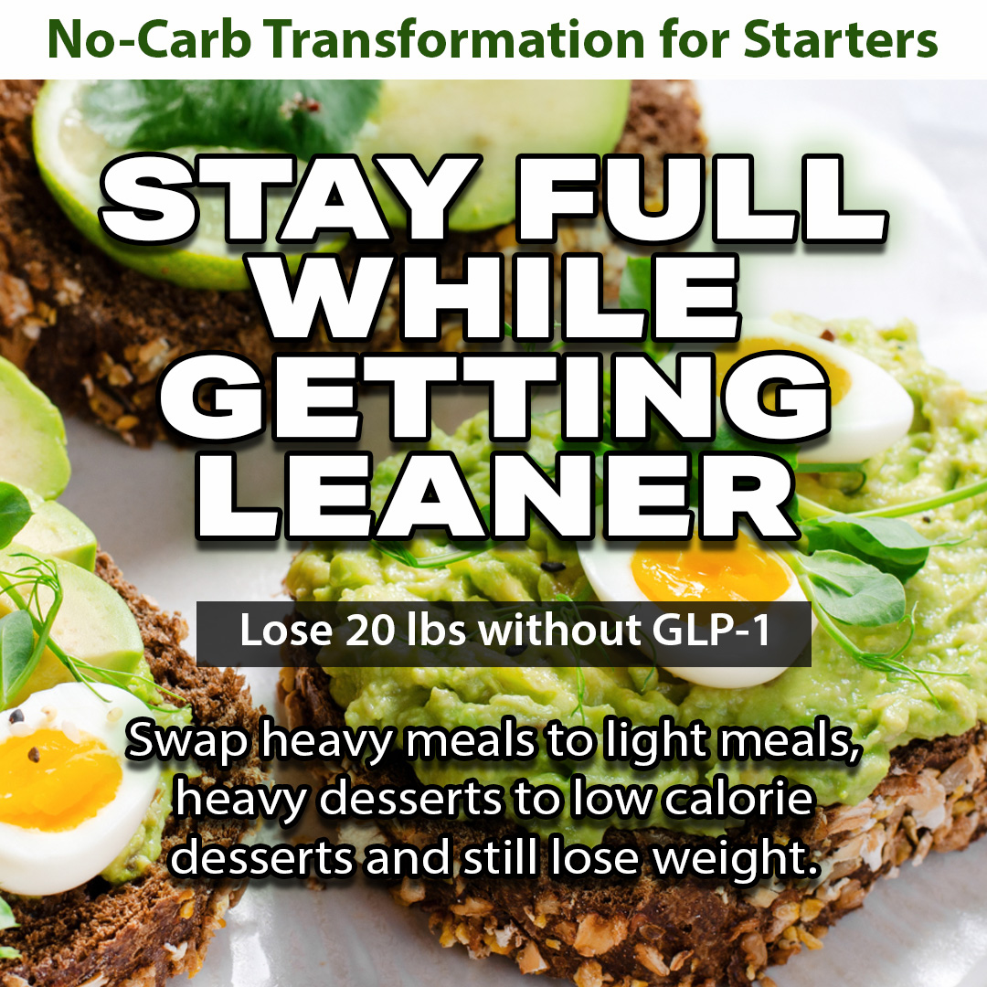 No Carbs Challenge Facebook ad