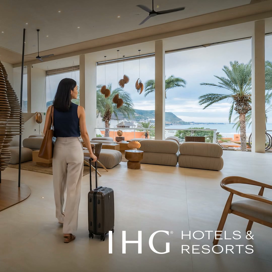 IHG Hotels & Resorts Facebook ad: Llegue con inspiración