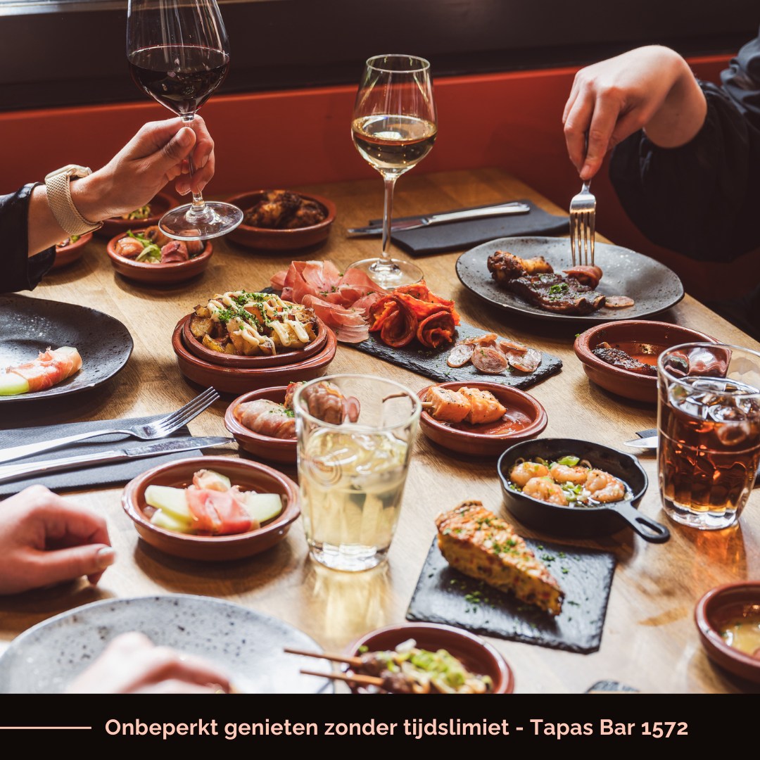 Tapas Bar 1572 Facebook ad: Zonder tijdslimiet of beperkte rondes samen of met…