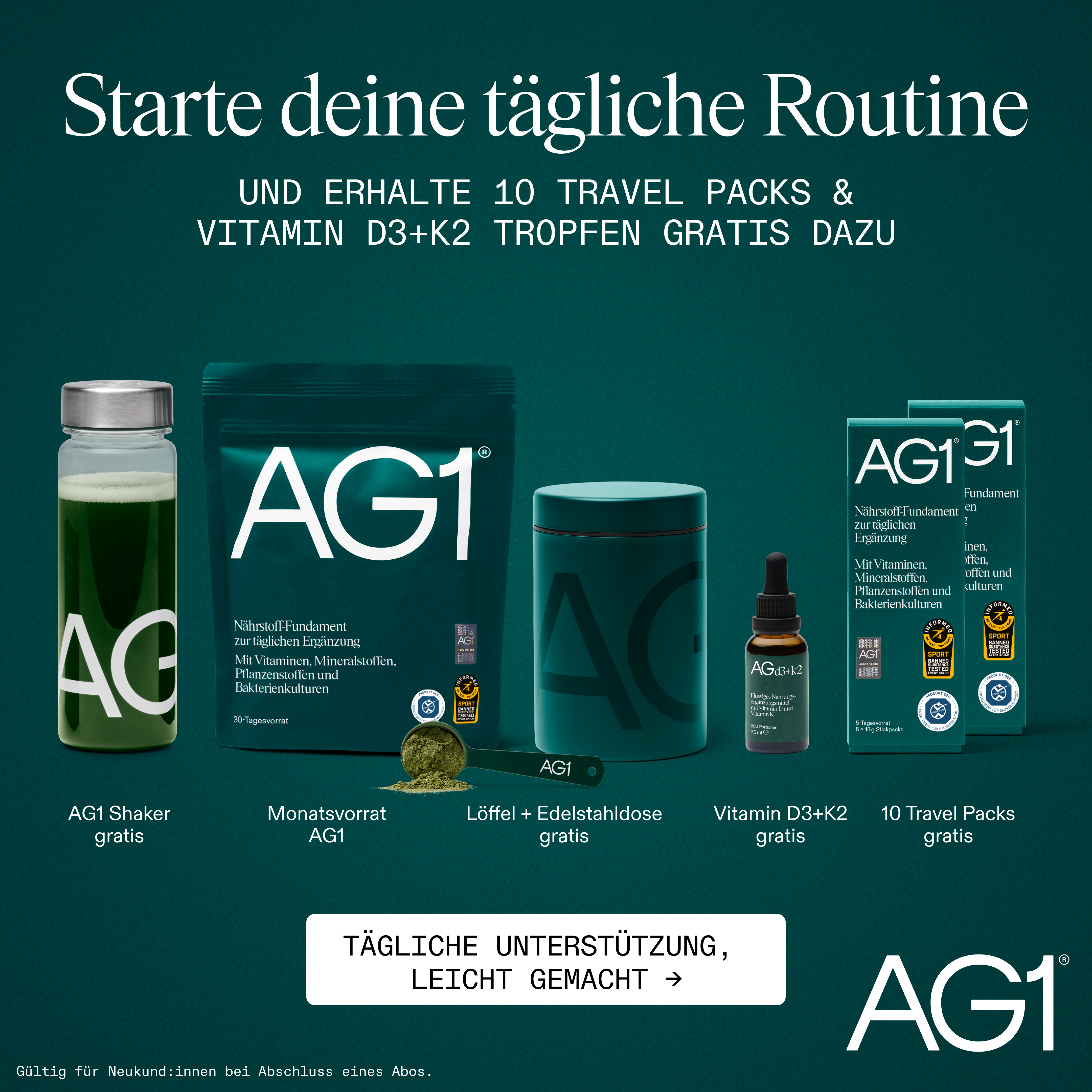 AG1 Deutschland Facebook ad