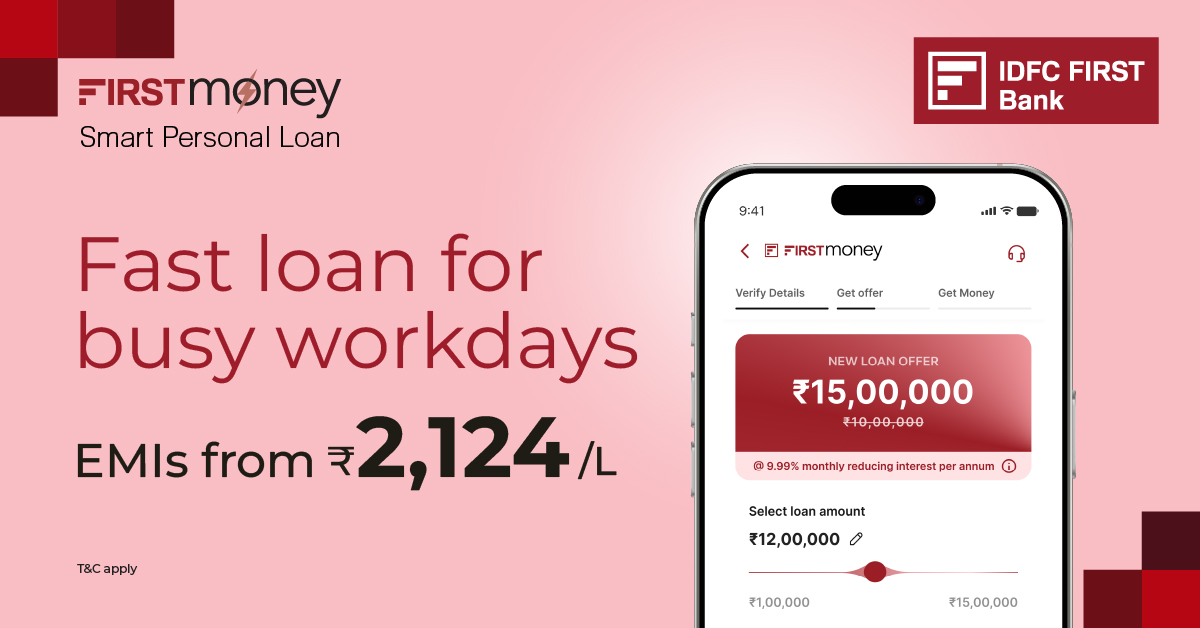 IDFC FIRST Bank Facebook ad