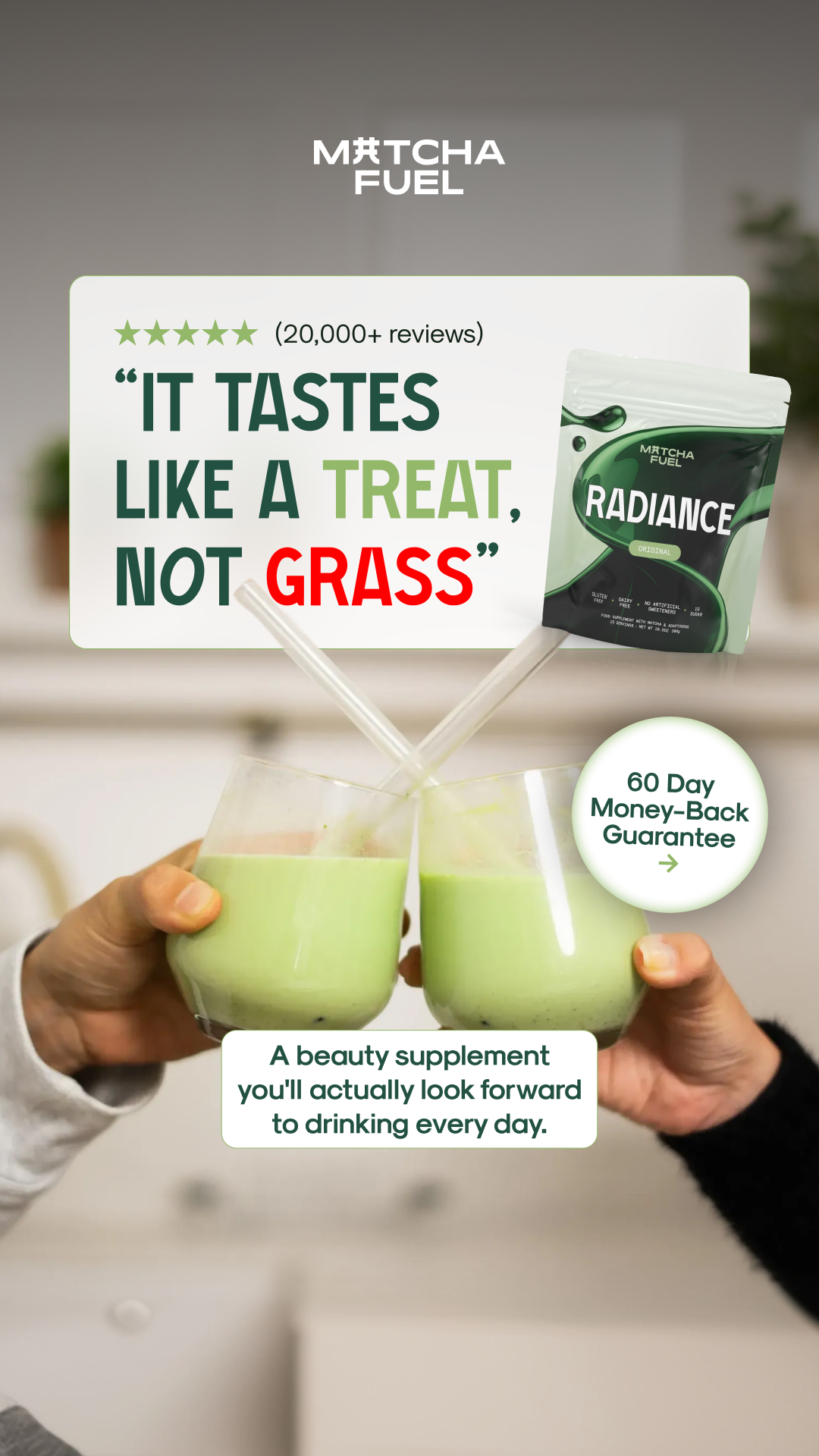Matcha Fuel Facebook ad
