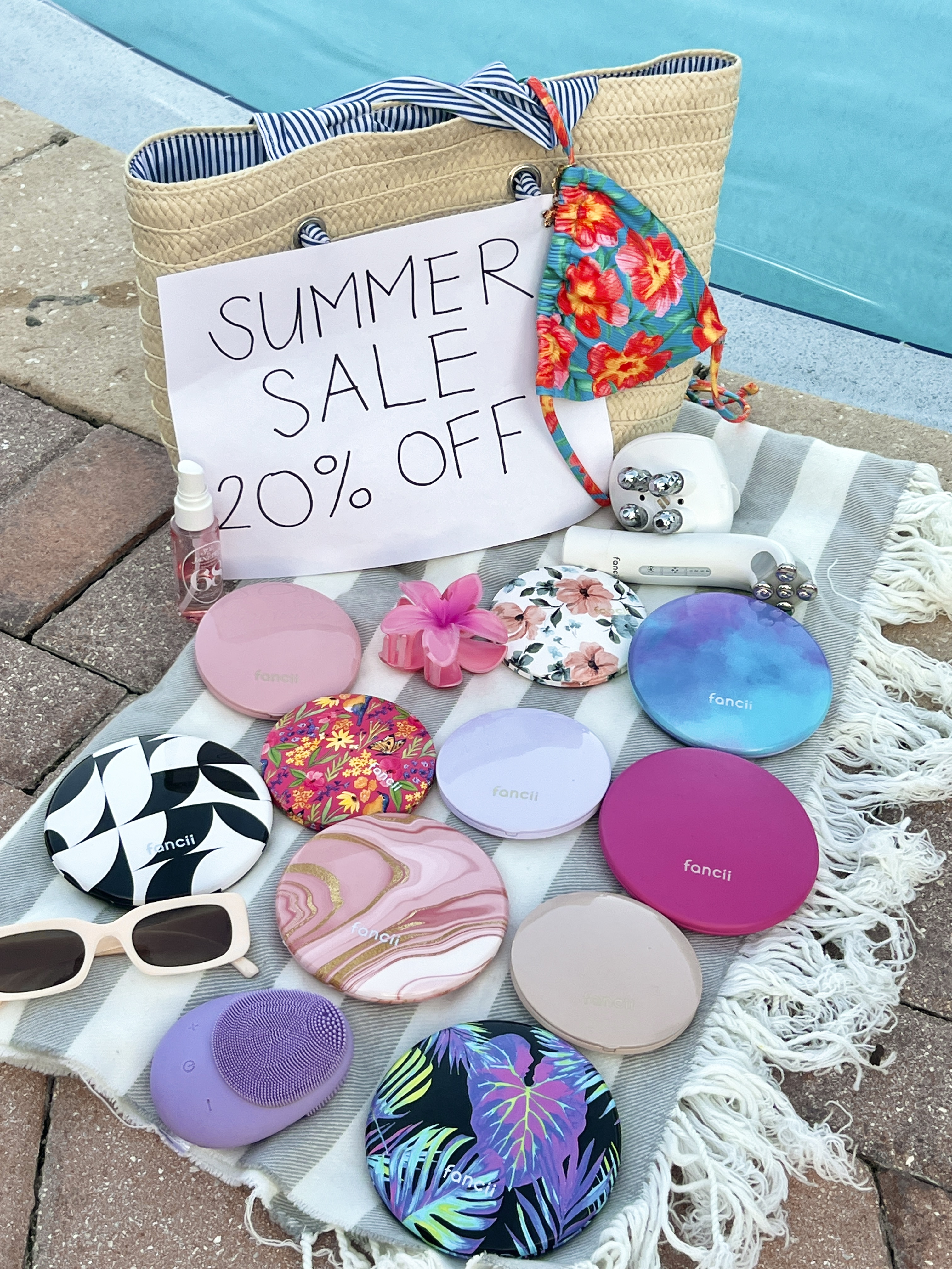 Fancii & Co. Facebook ad: The Summer Glow Sale Is Live