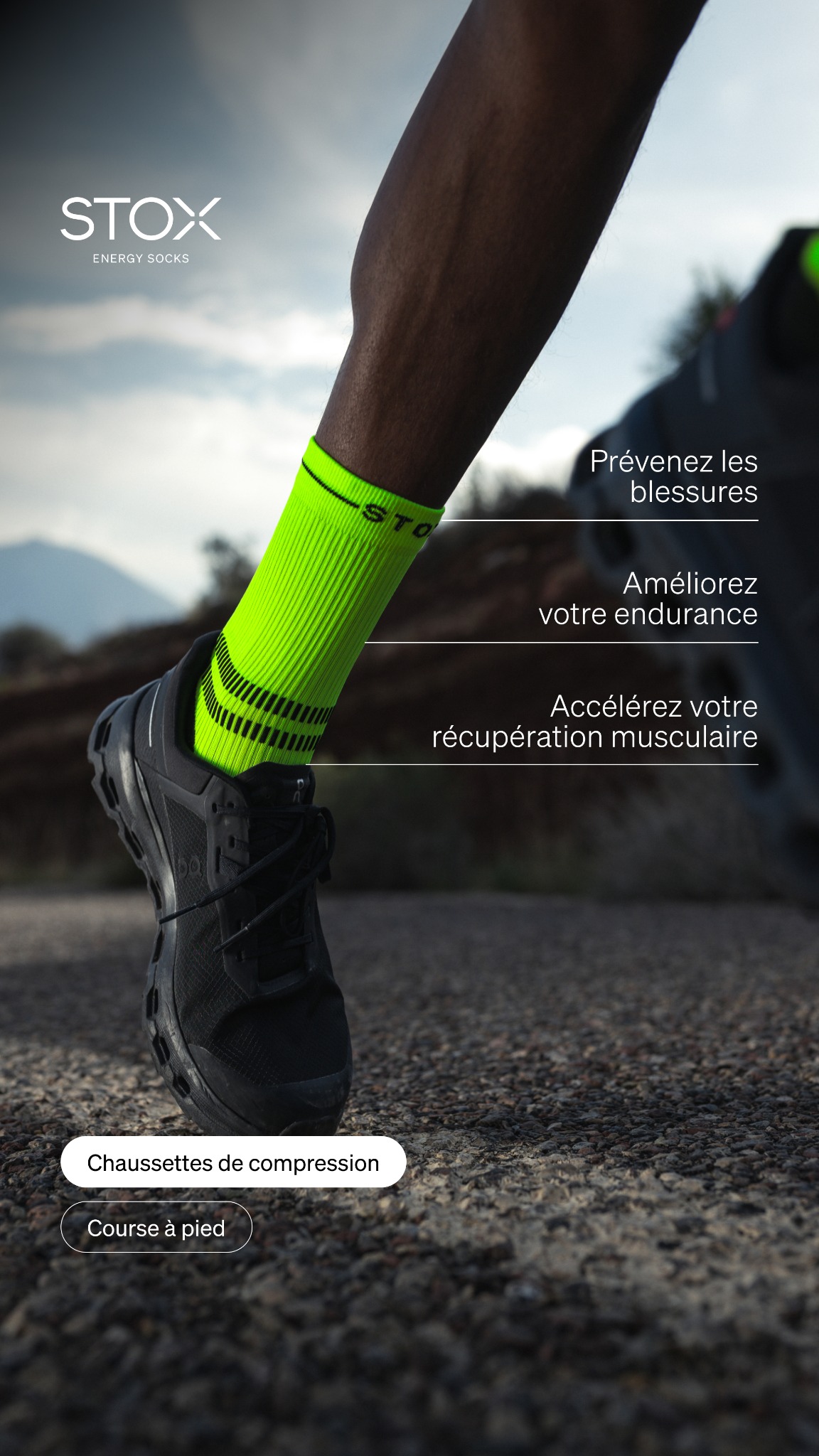 STOX Energy Socks Facebook ad