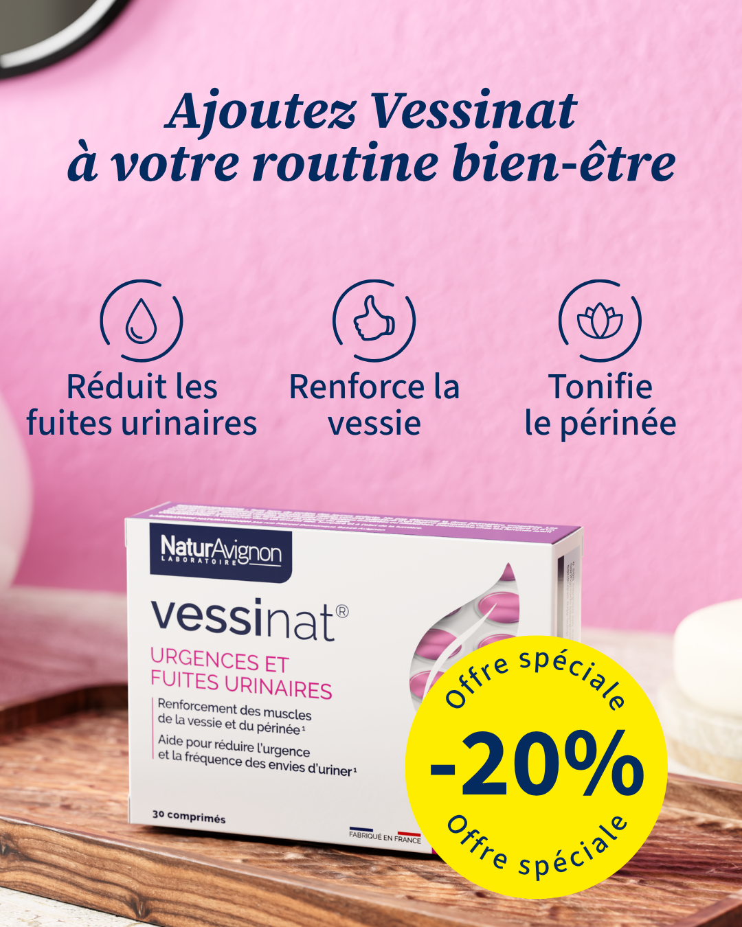 Laboratoire NaturAvignon Facebook ad: Résultats Visibles Dès la 2ème Semaine.