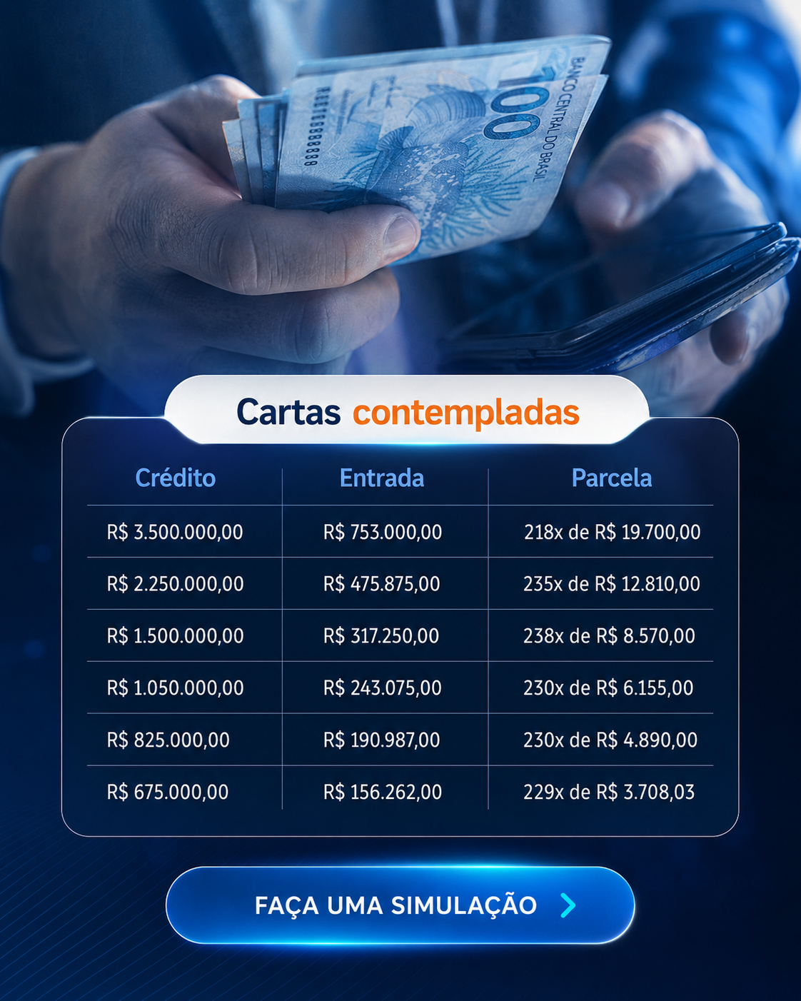 Ricardy C. Rosa Facebook ad: Consórcio contemplado para imóvel