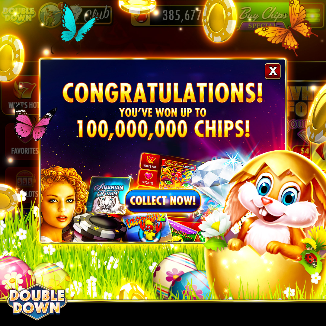 DoubleDown Casino - Free Slots Facebook ad