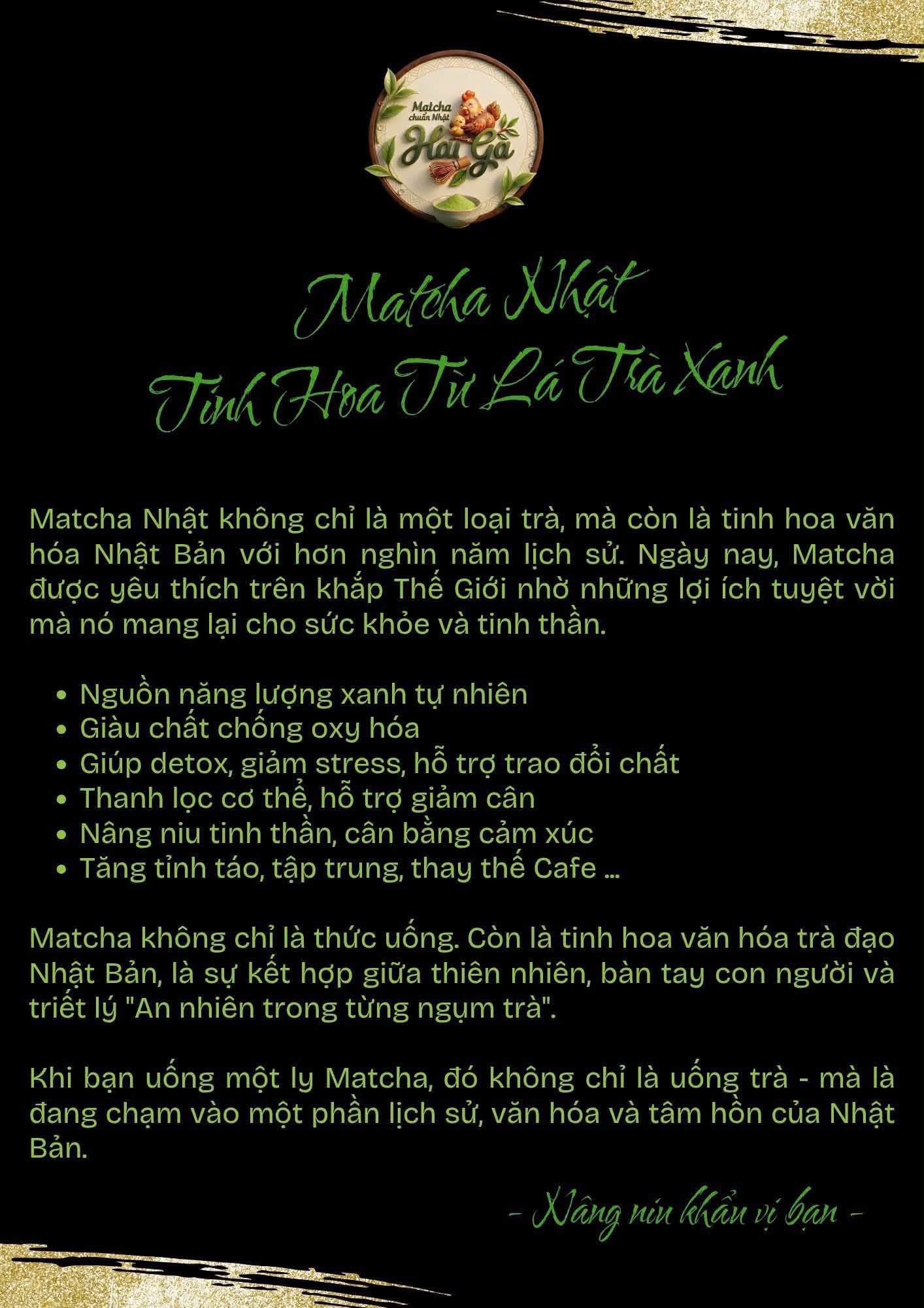 Matcha 2GÀ - TP Bến Tre Facebook ad: MATCHA 2 GÀ, MATCHA CHUẨN NHẬT, ĐỦ GU…