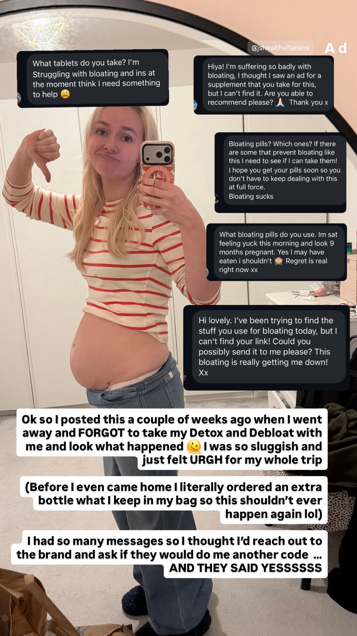 The Confident Mama Facebook ad