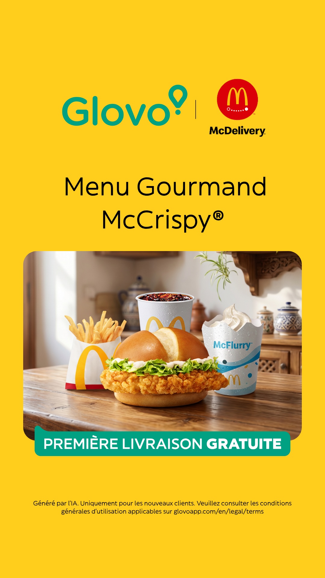 Glovo Facebook ad
