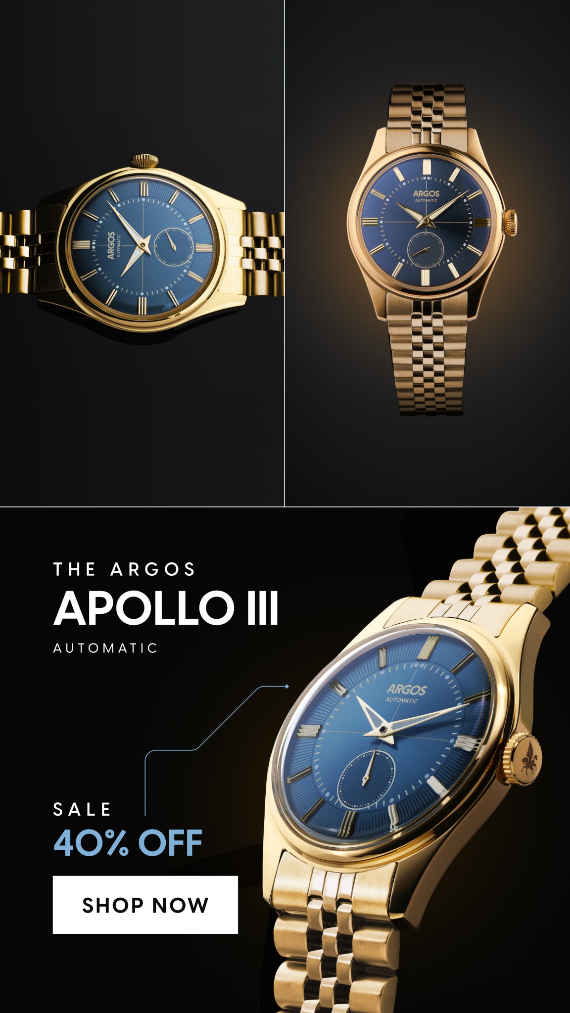 Argos Watches Facebook ad