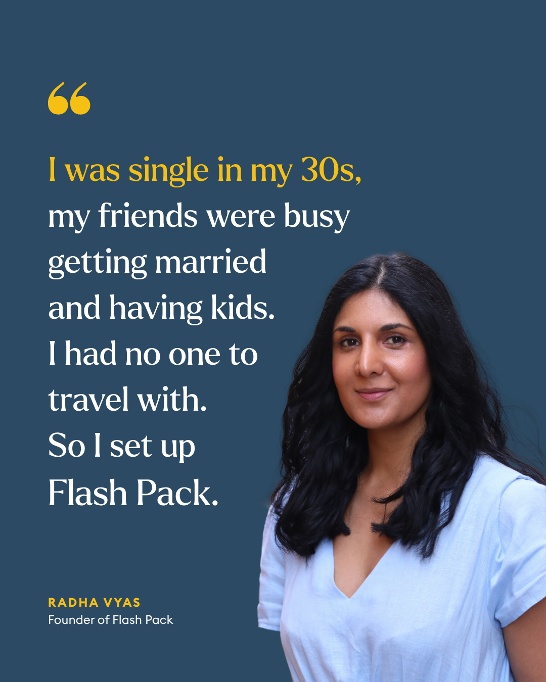 Flash Pack Facebook ad
