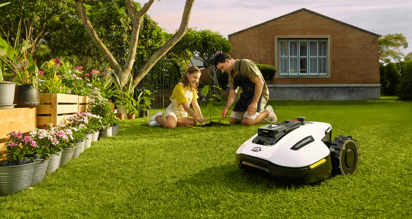 Robot Lawn Mowers Australia Facebook ad: Yuka Mini: Lawn Care, Upgraded.