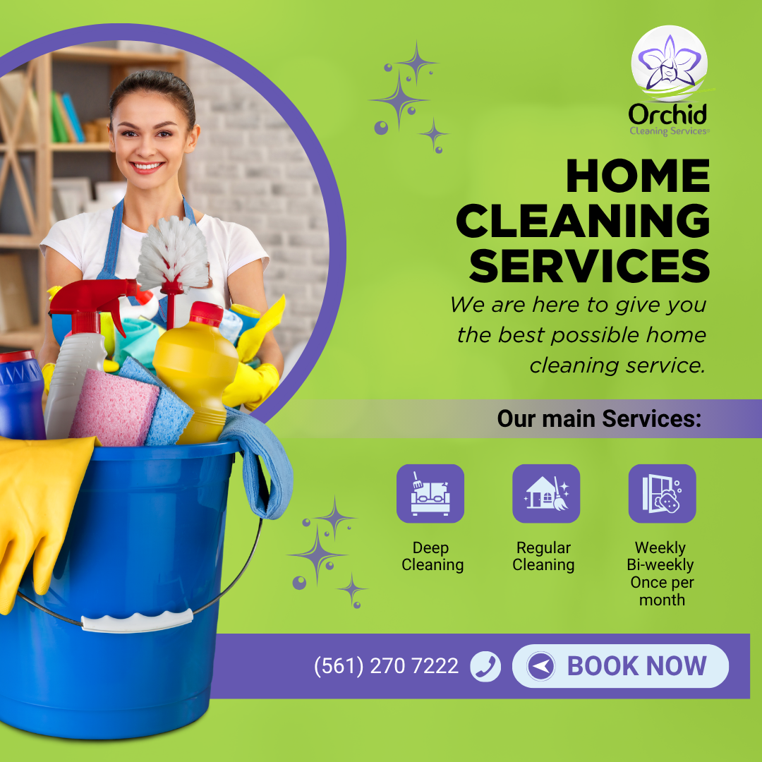 Orchid Cleaning Services Facebook ad