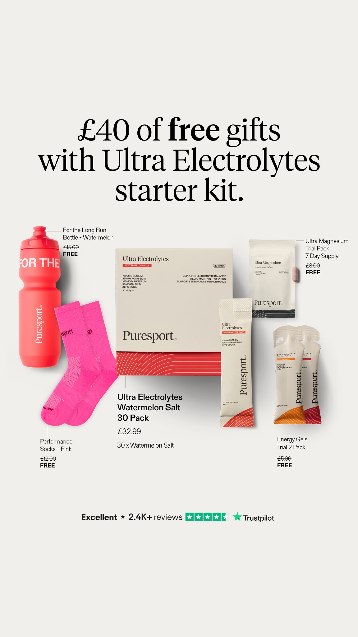 Puresport Facebook ad