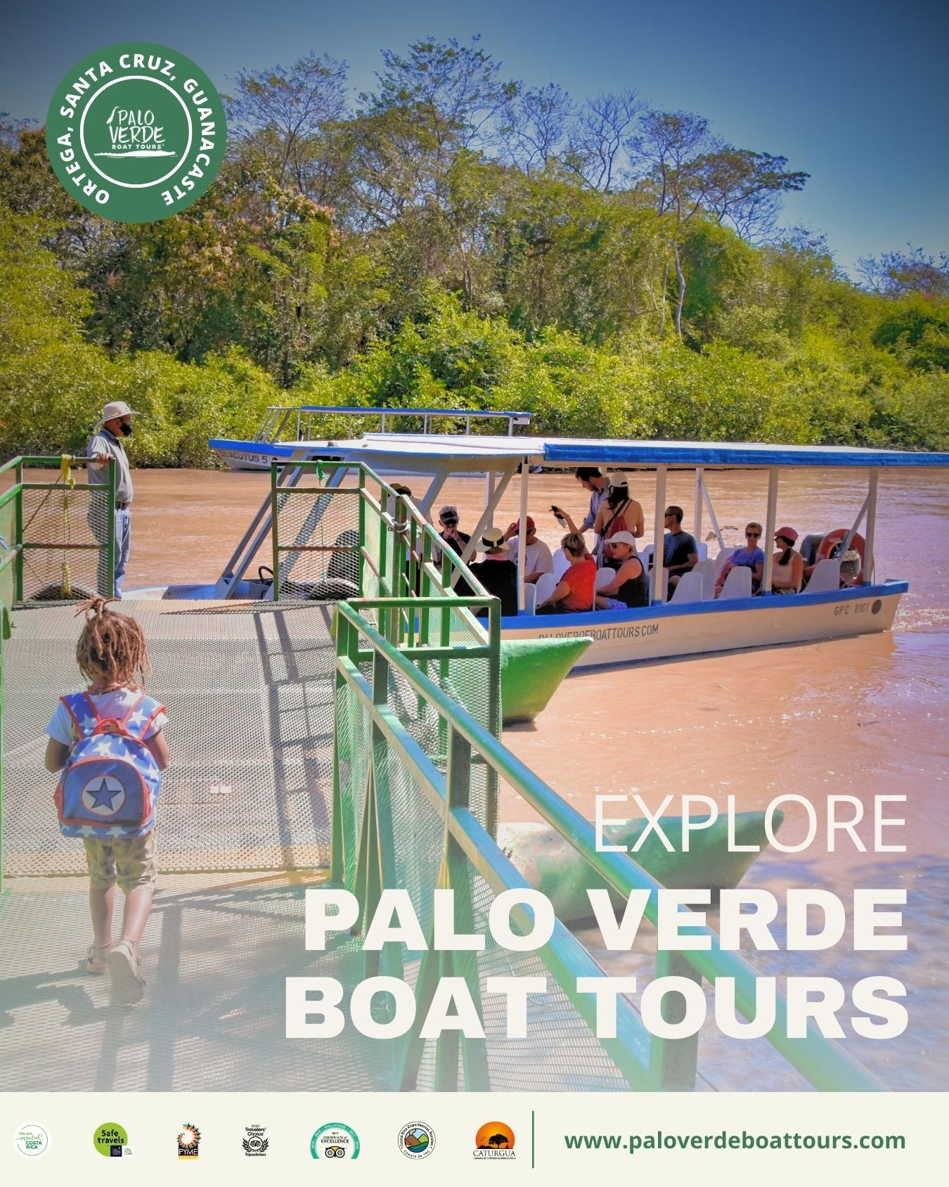 Palo Verde Boat Tours Facebook ad: Escape to Palo Verde National Park!