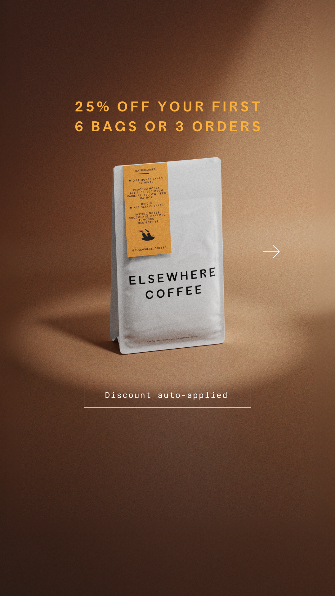 Elsewhere Coffee Roasters Facebook ad