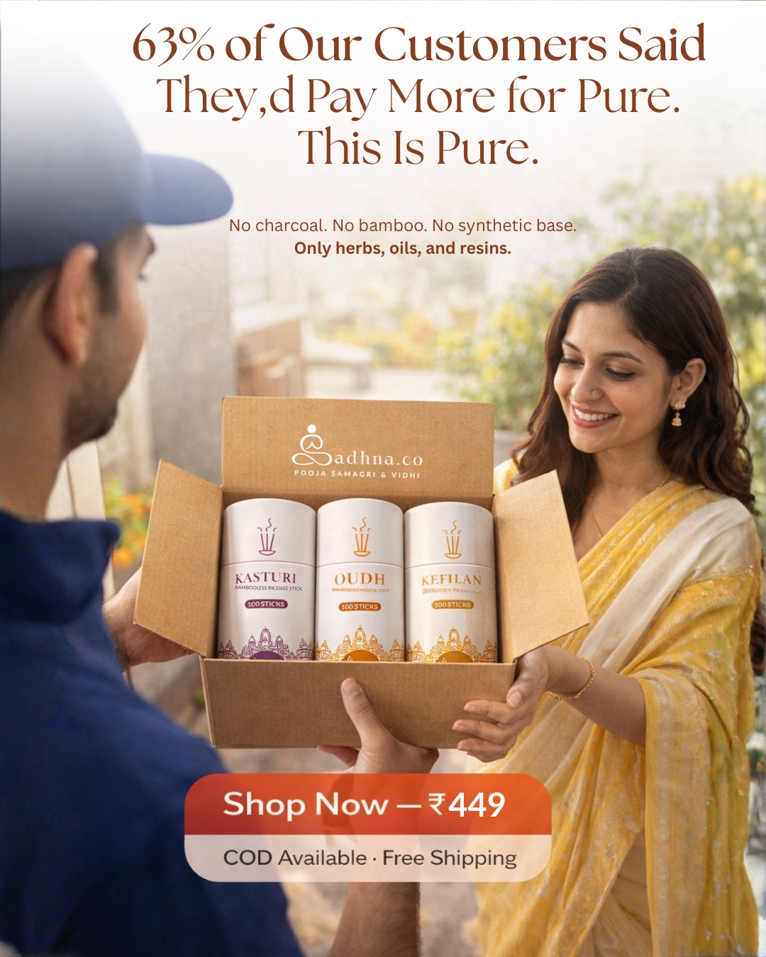 Sadhna.co Facebook ad