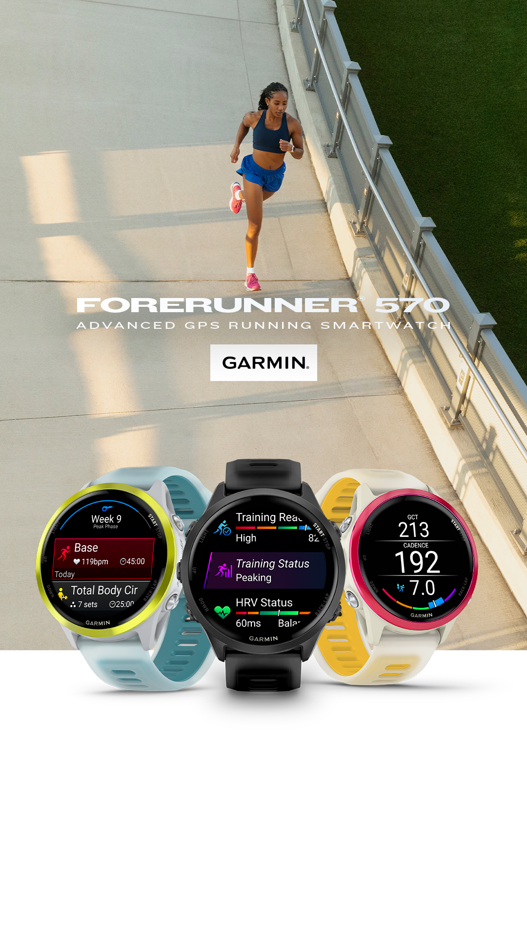 Garmin Running Facebook ad
