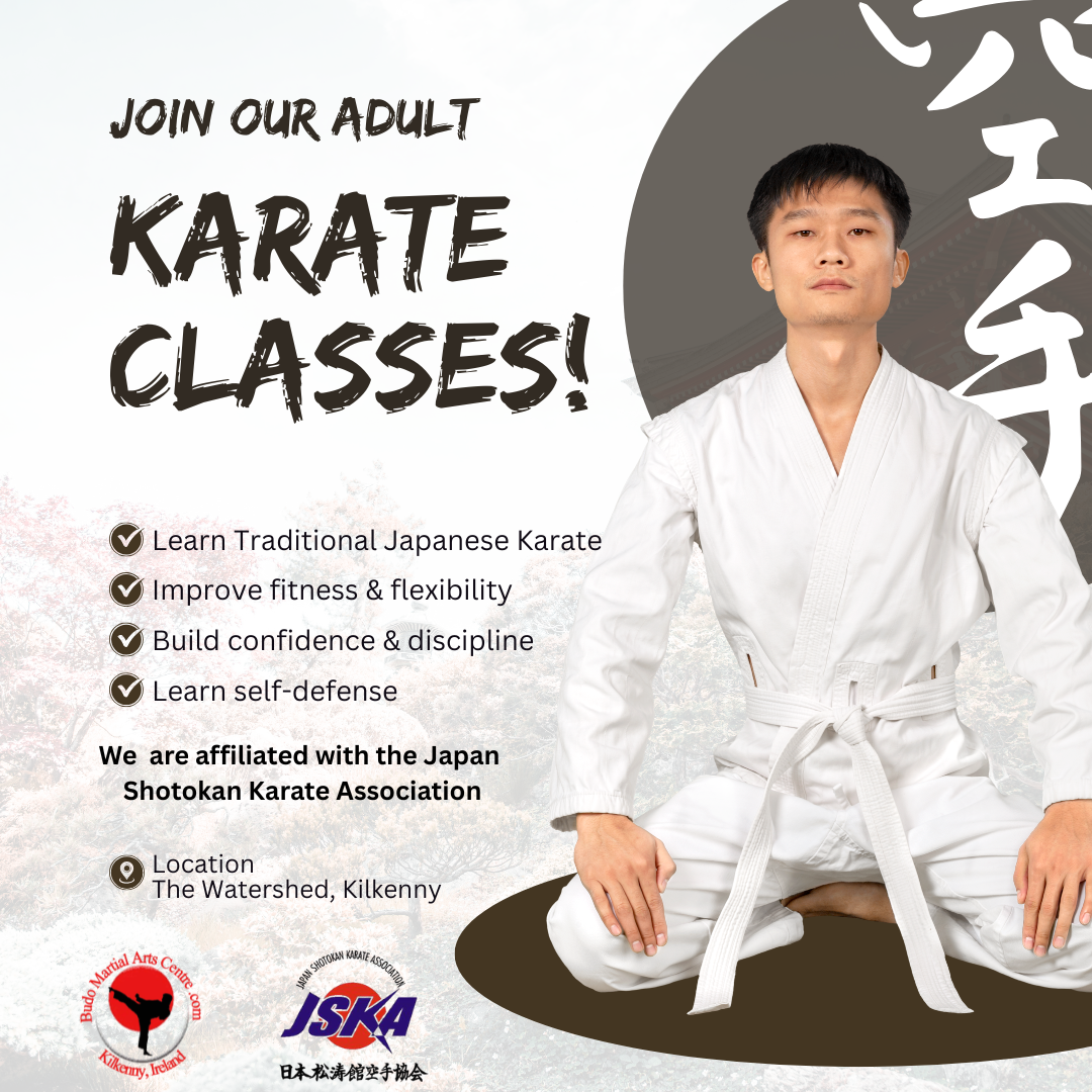 Kilkenny Karate Club Facebook ad: Traditional Karate for Adults