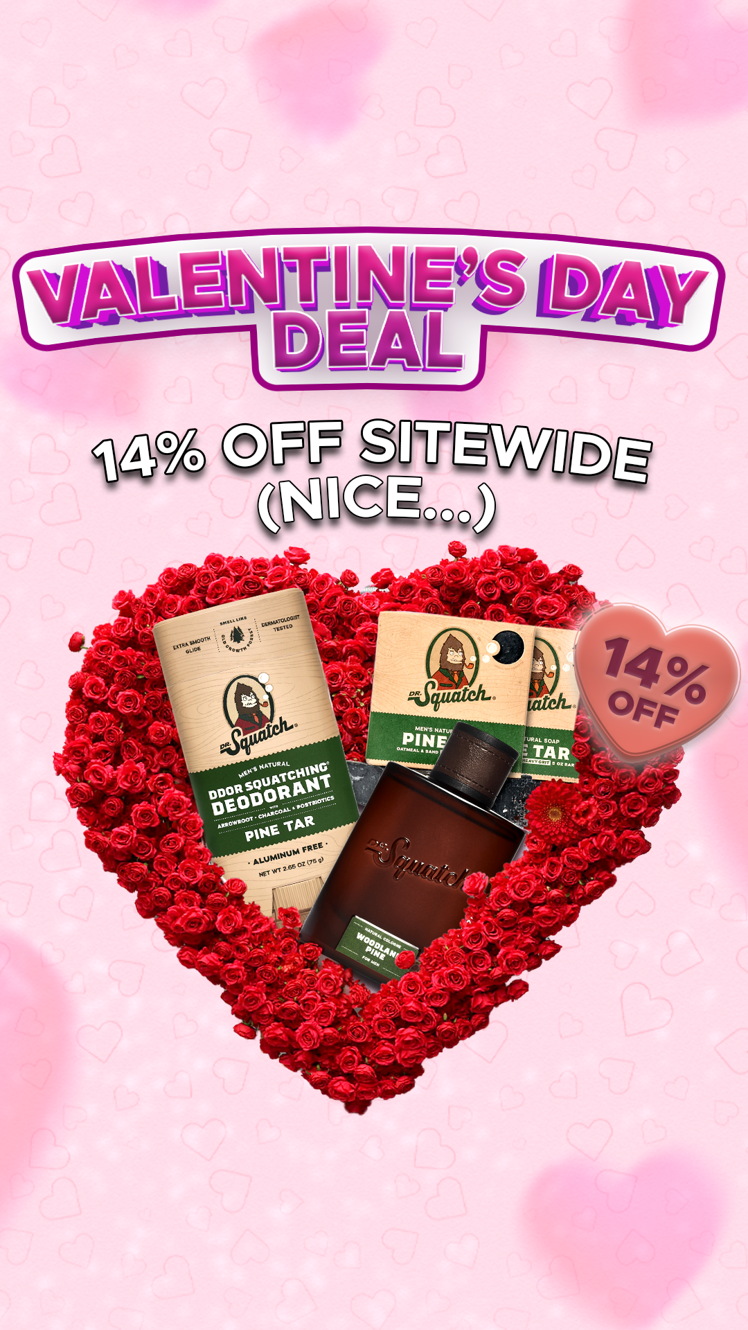 Dr. Squatch Facebook ad