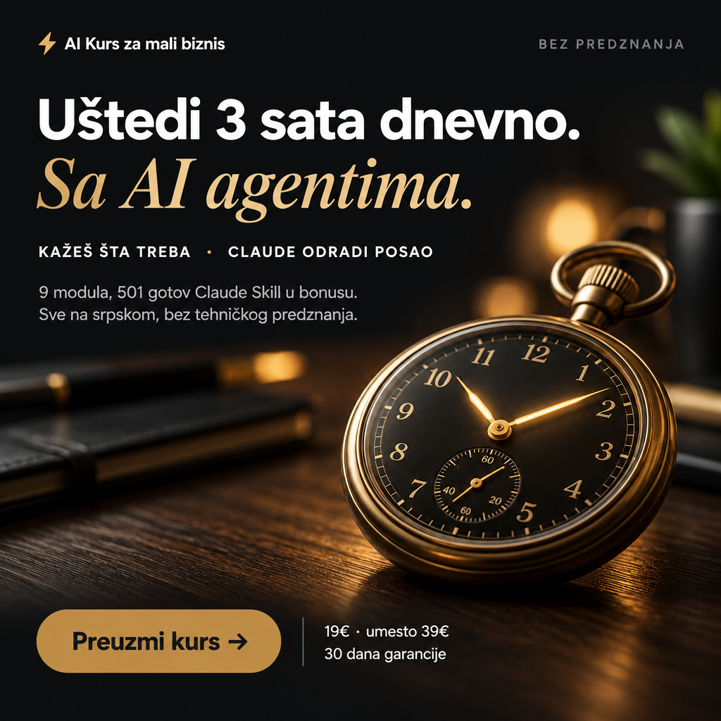 Nauči Ai Facebook ad: Uštedi 3 sata dnevno sa AI