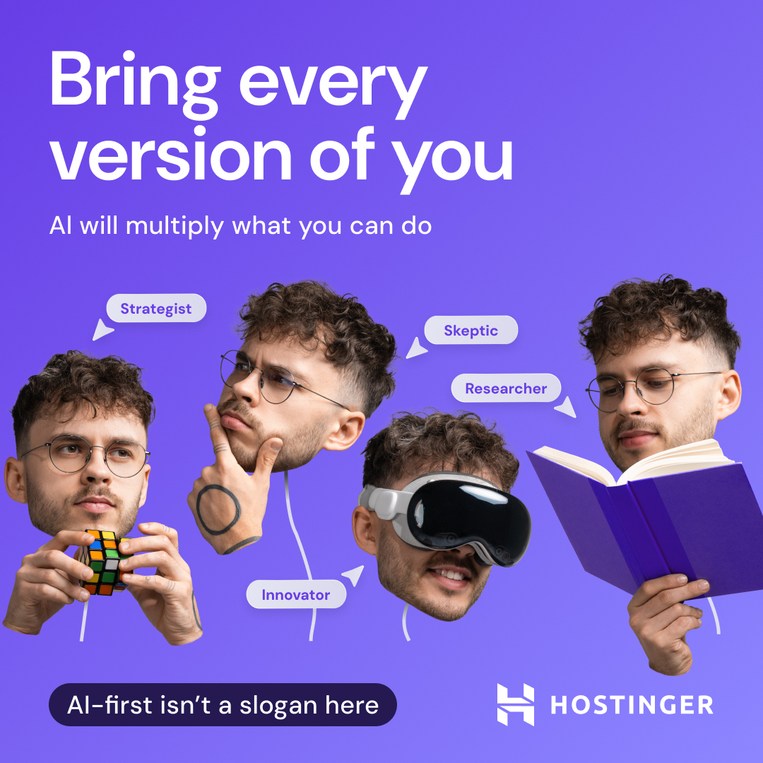 Hostinger Facebook ad: Explore open positions