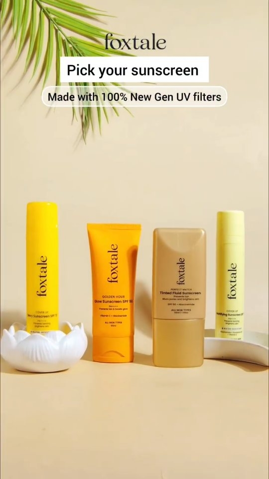 Foxtale Facebook ad: Sun's out, protection's in!