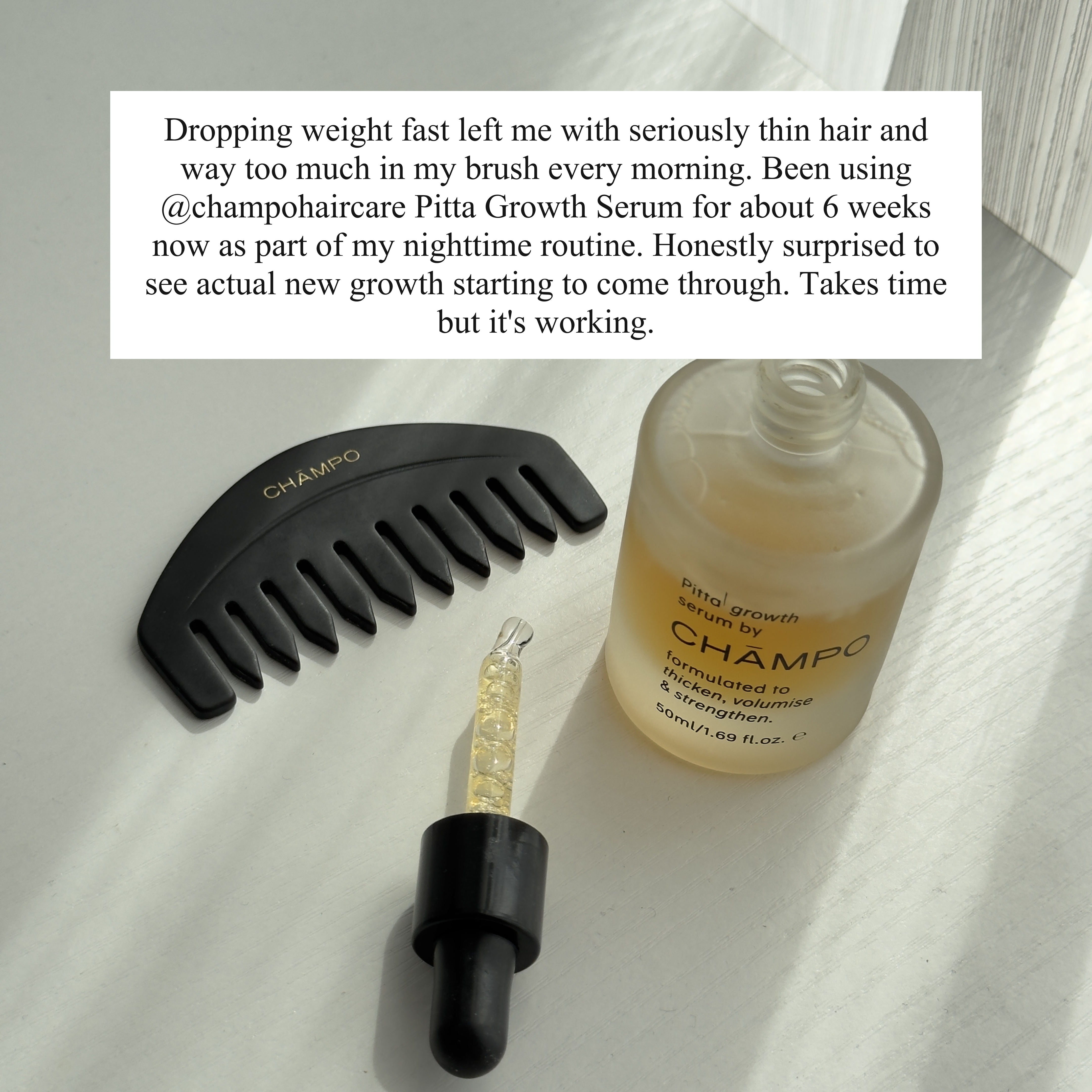 Chāmpo Haircare Facebook ad