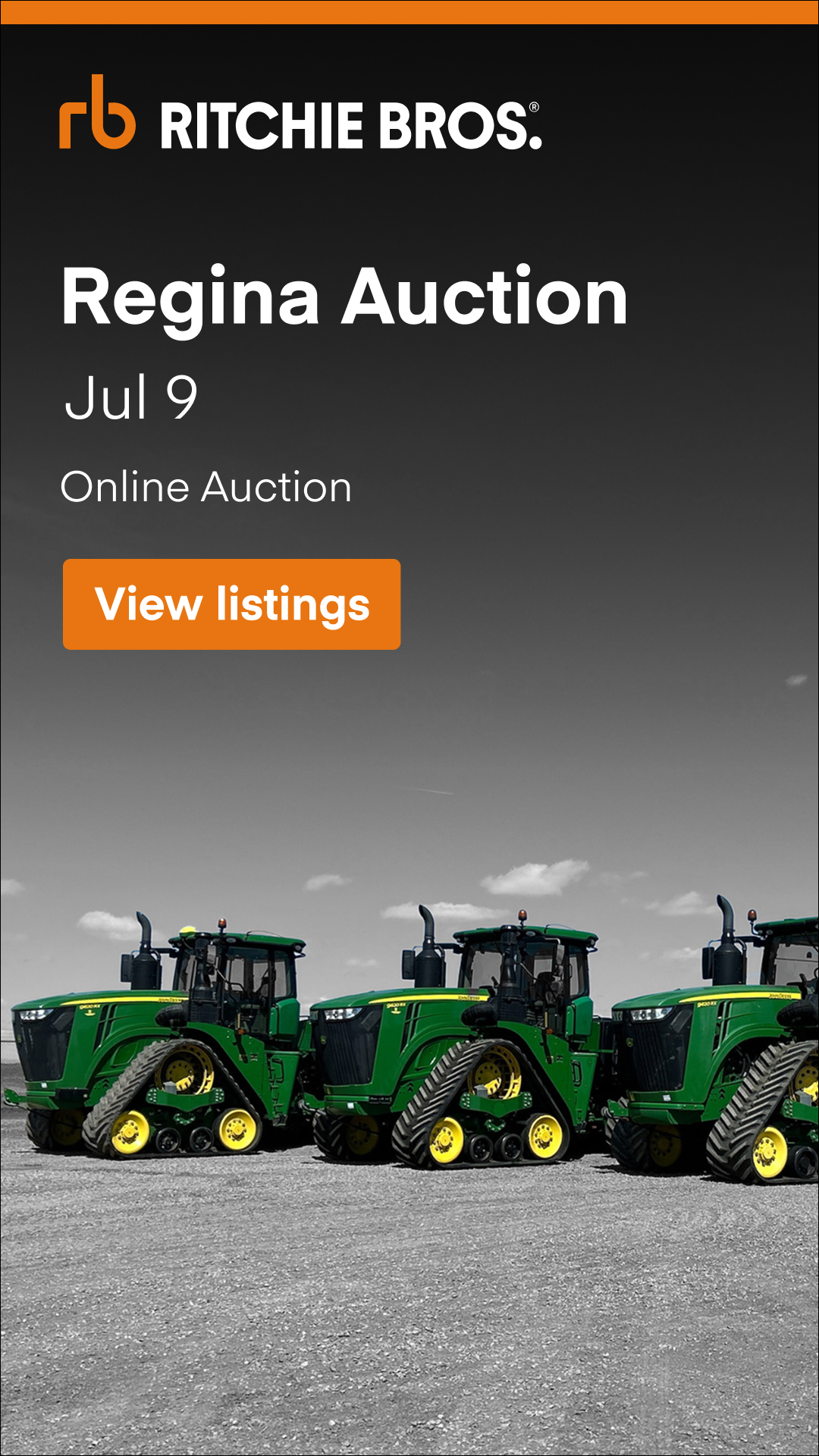 Ritchie Bros. Facebook ad