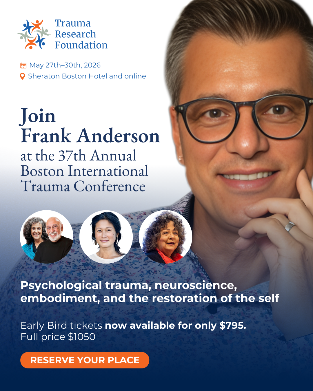 Trauma Research Foundation Facebook ad from Feb 2, 2026