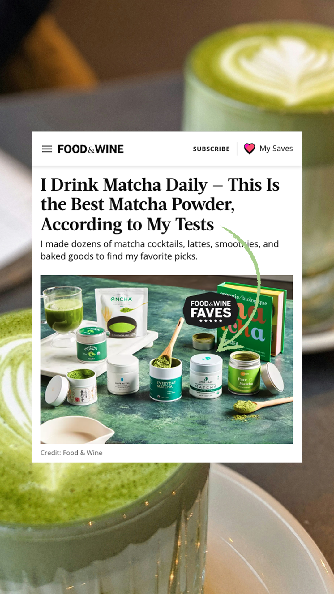 Jade Leaf Matcha Facebook ad