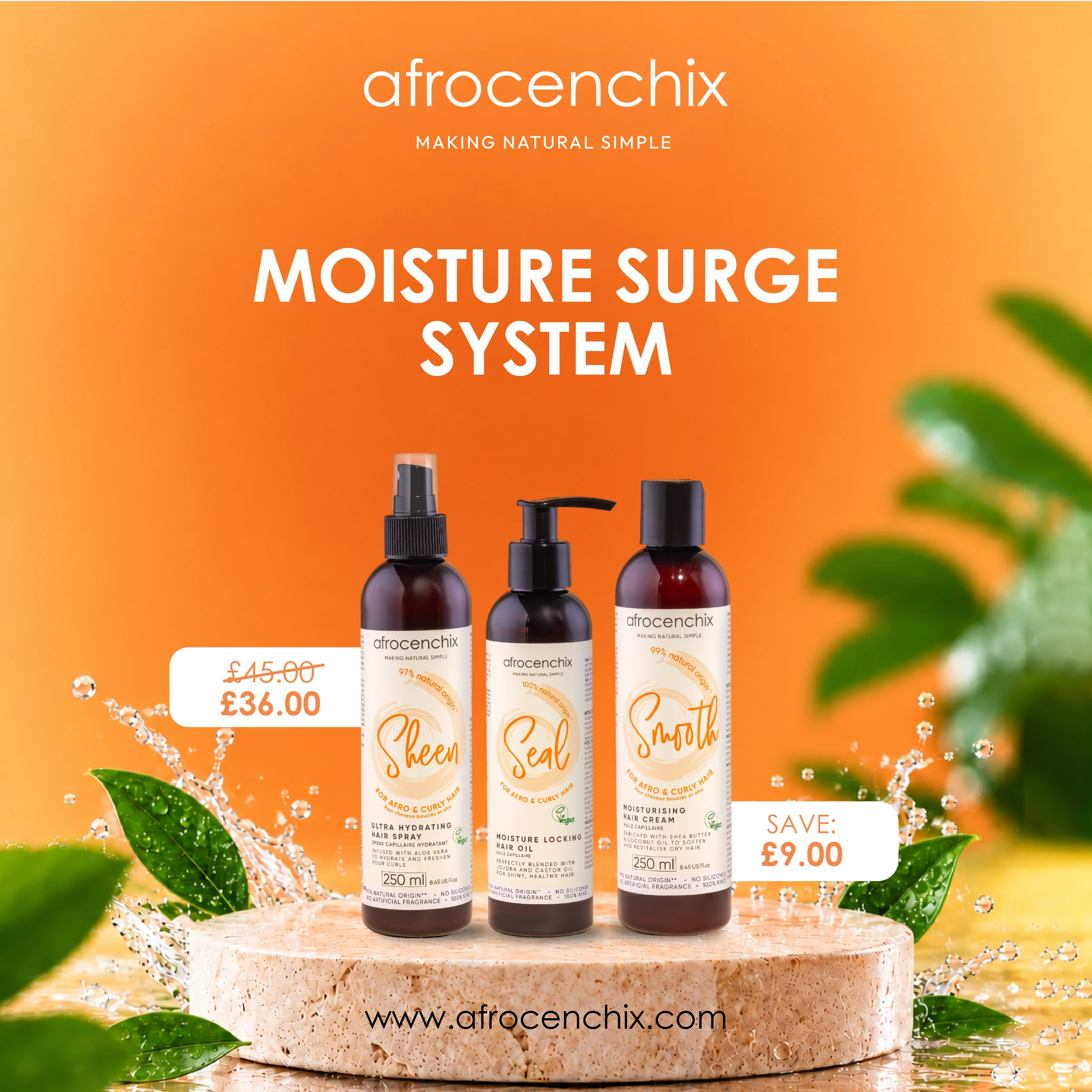 Afrocenchix Facebook ad: Build your Healthy Hair Reset and save 20%…