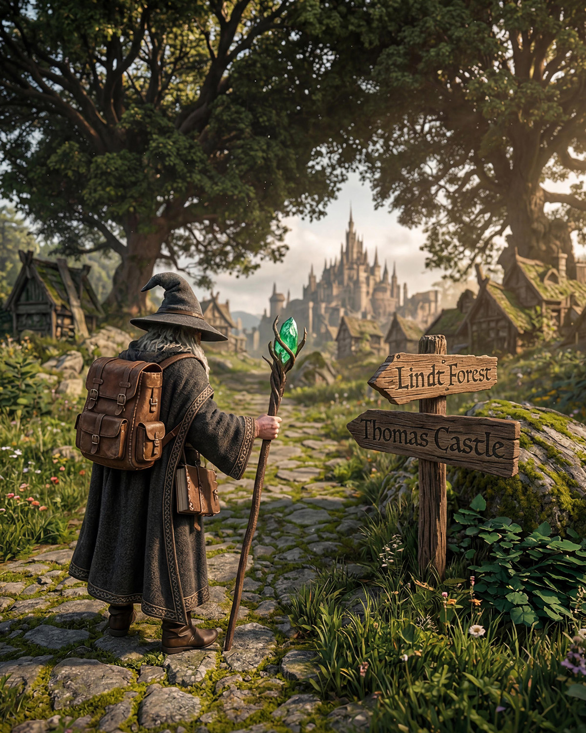 Elvenar Facebook ad: Once you start, no escape!