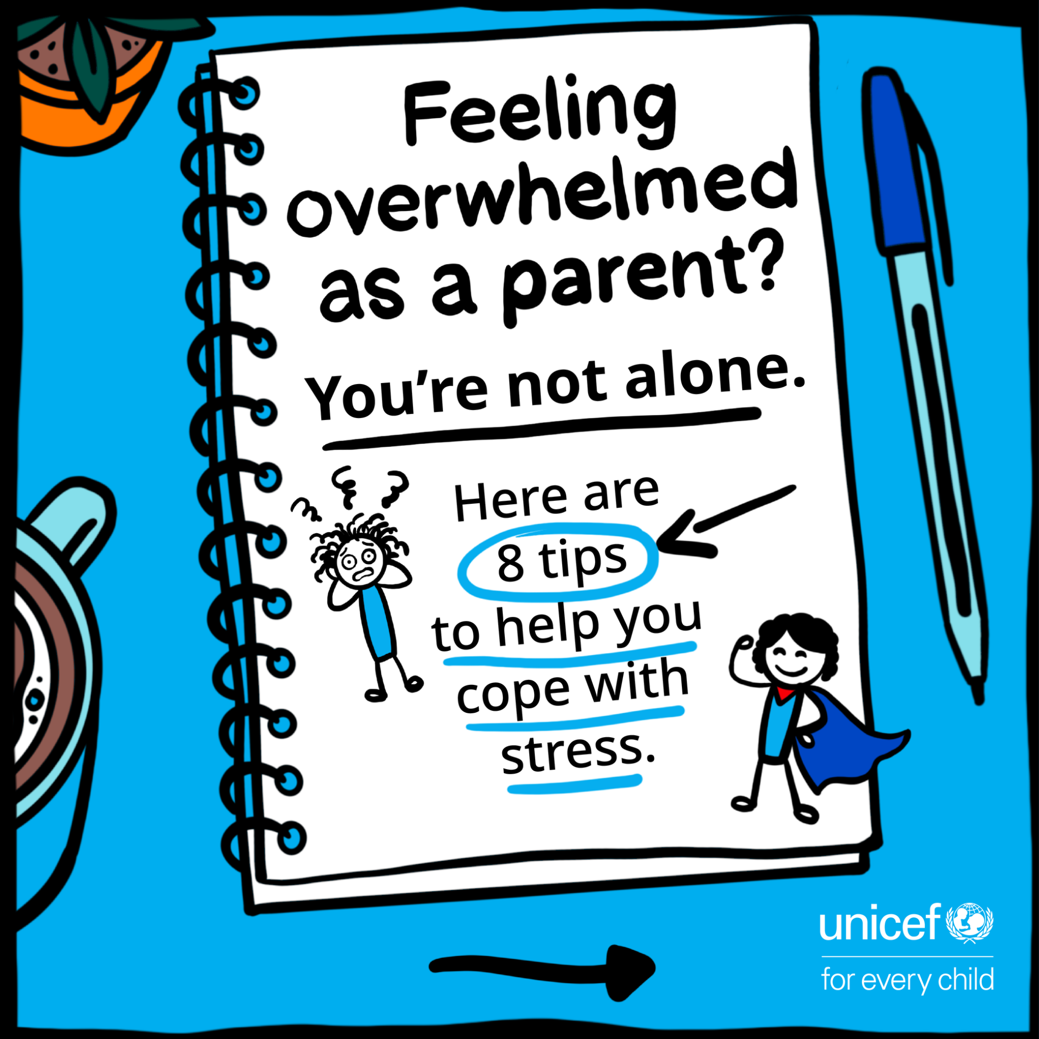 UNICEF Facebook ad