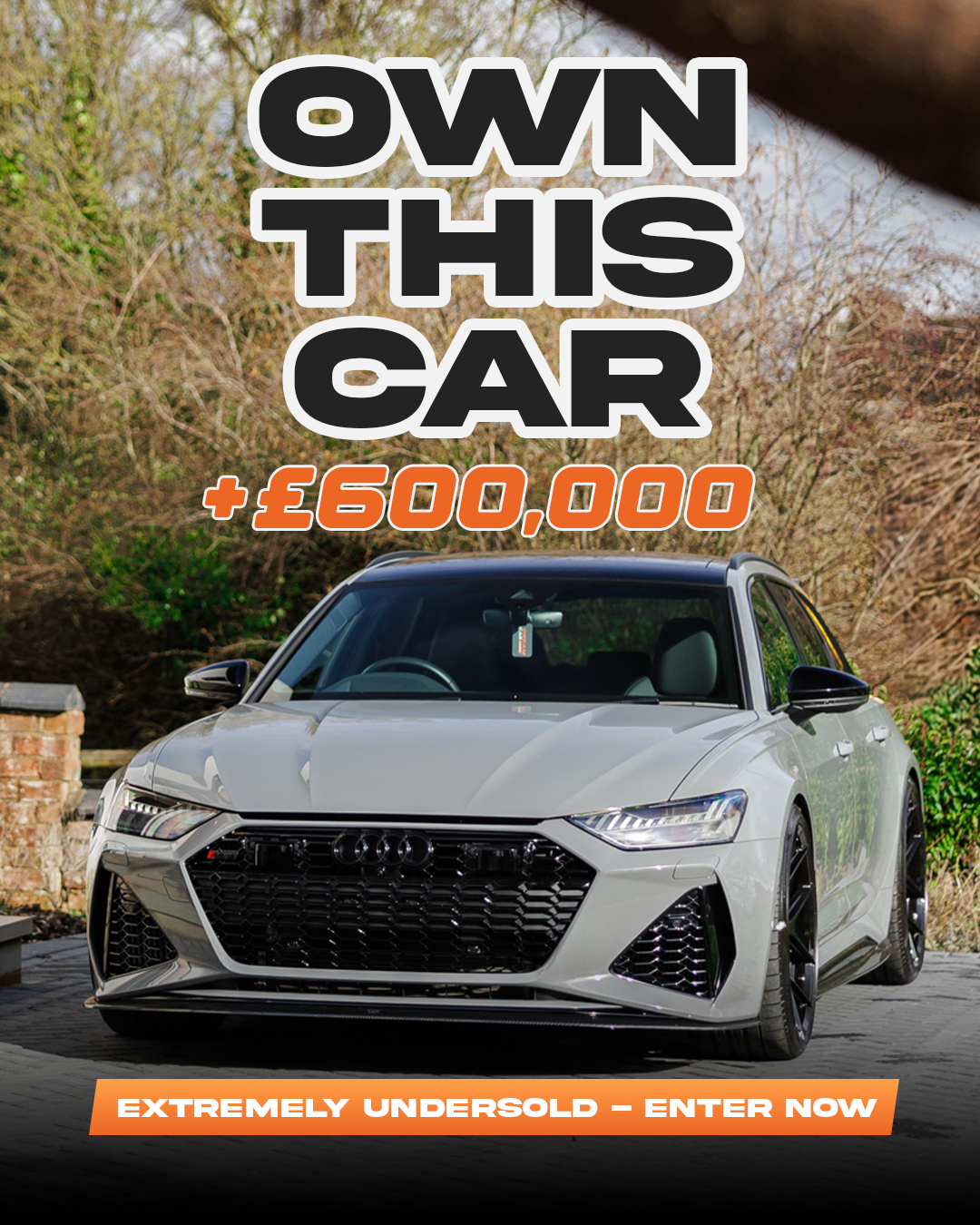Dream Car Giveaways Facebook ad