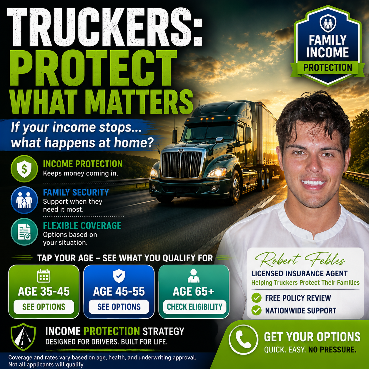 American Trucker Association Facebook ad from May 13, 2026