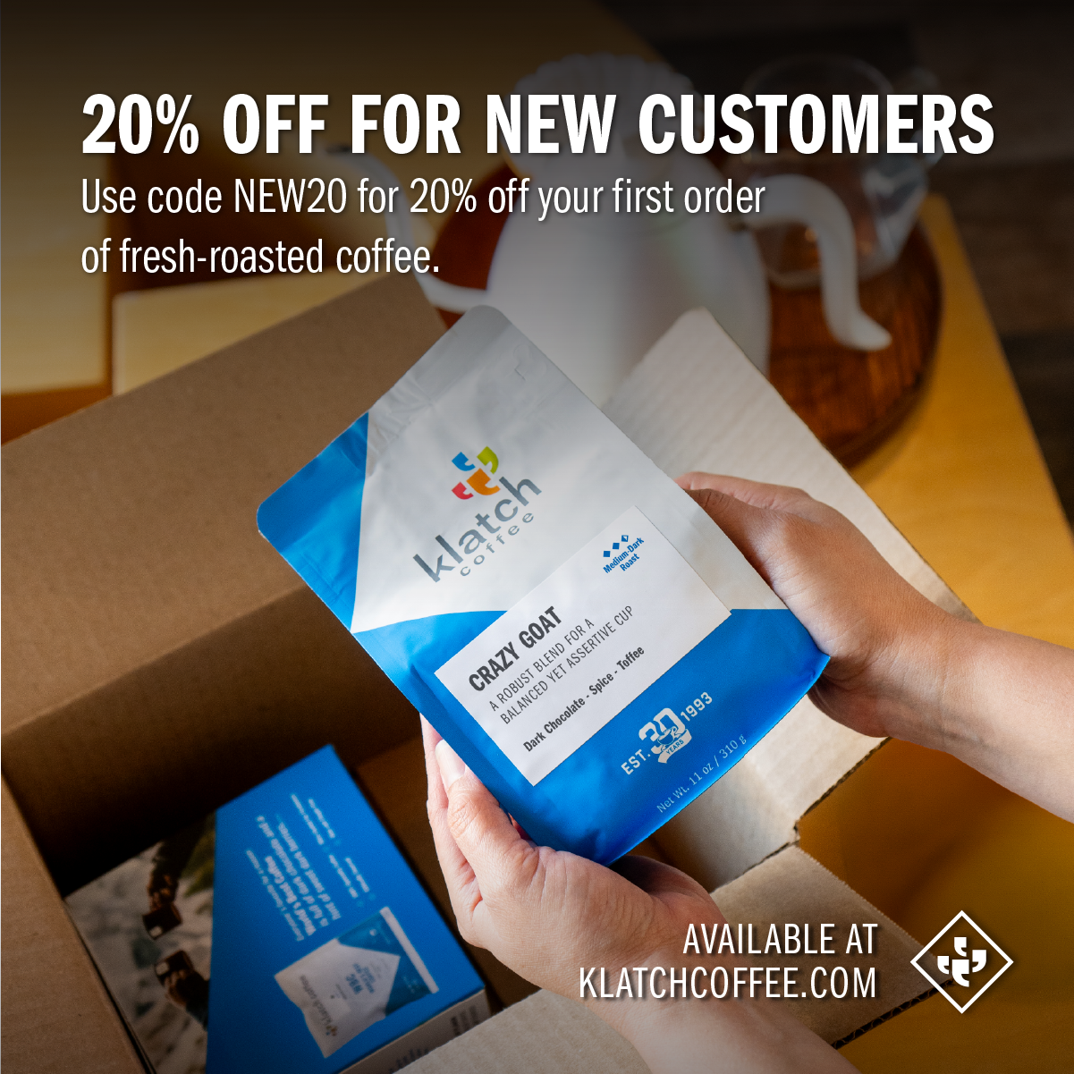 Klatch Coffee Facebook ad