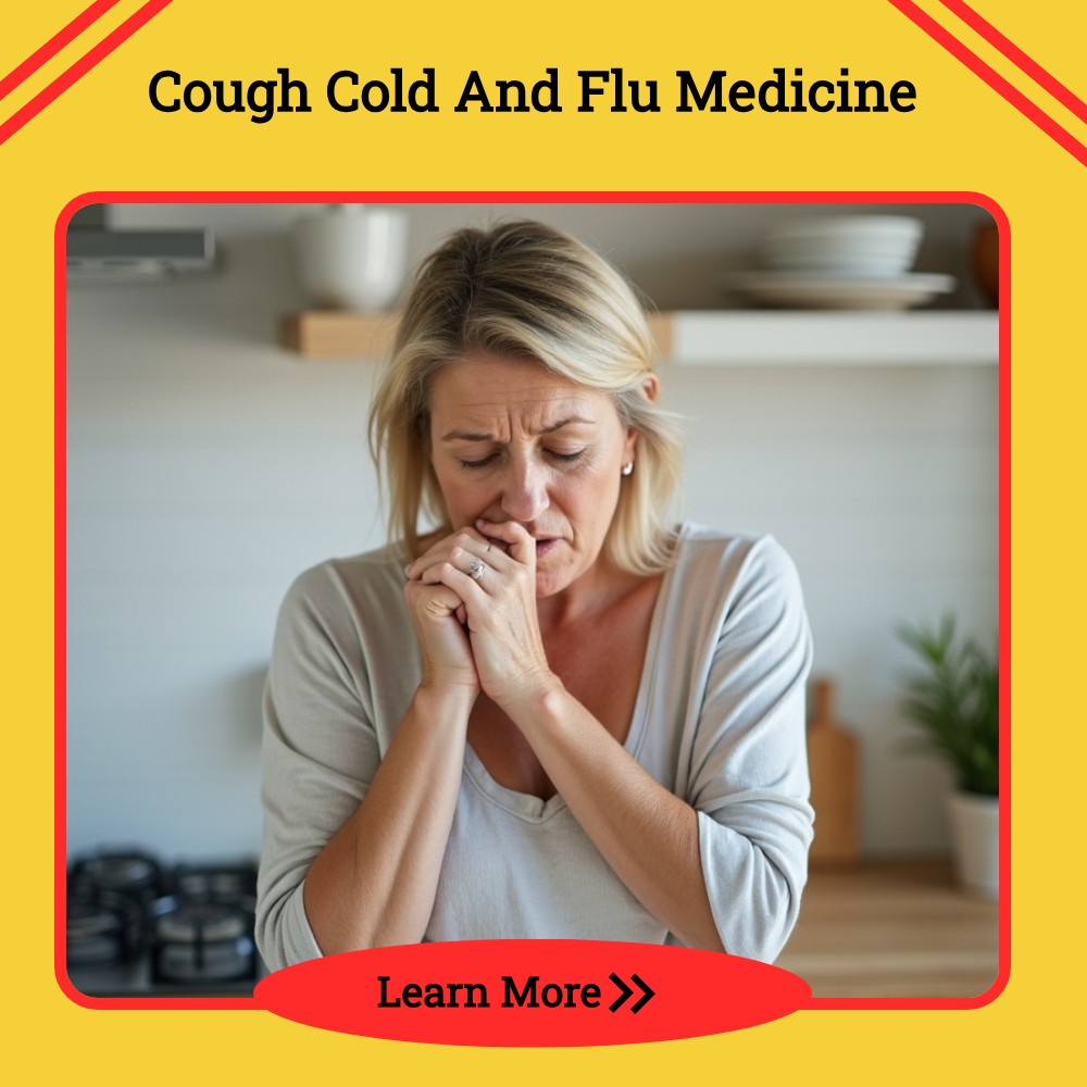 Glowishly Facebook ad: Cough Cold And Flu Medicine.