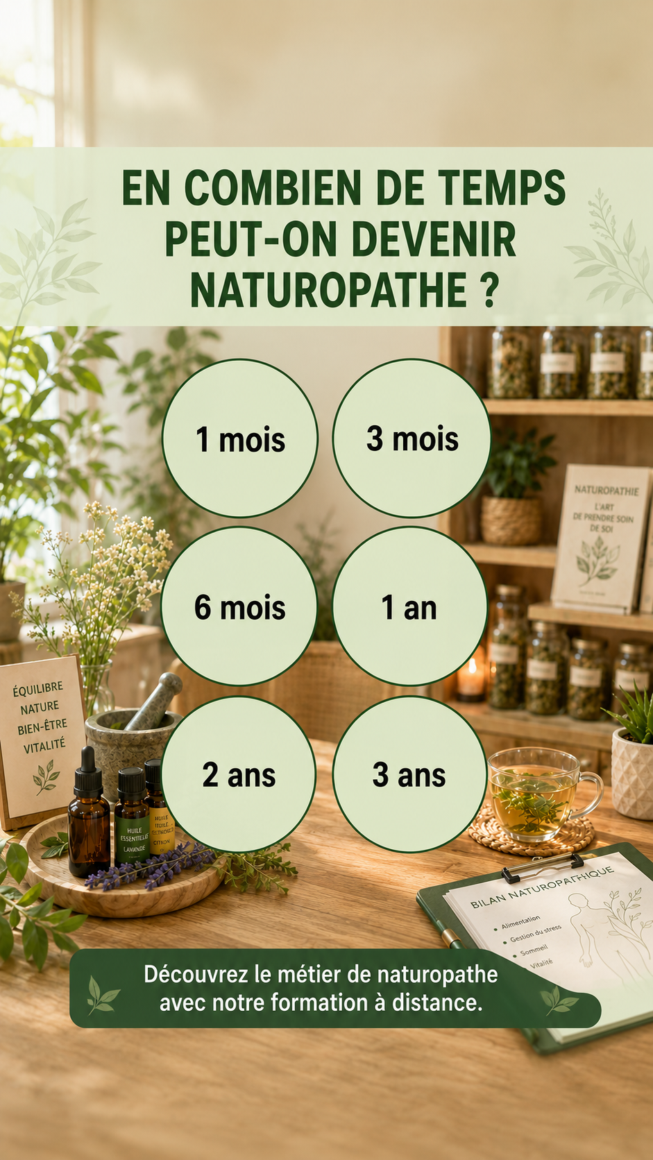 Centre Européen de Formation Facebook ad: Devenez naturopathe!