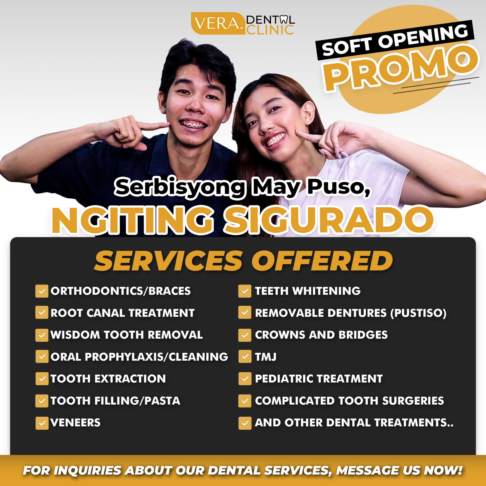 VERA. Dental Clinic - Kawit Facebook ad