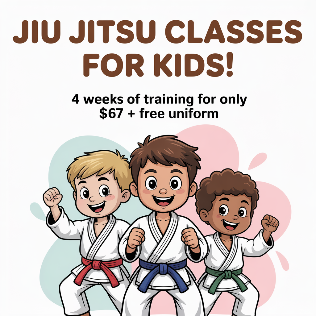 Bear Cave Brazilian Jiu Jitsu Rowville Facebook ad: 4 WEEKS OF TRAINING FOR $67 -- + FREE Uniform