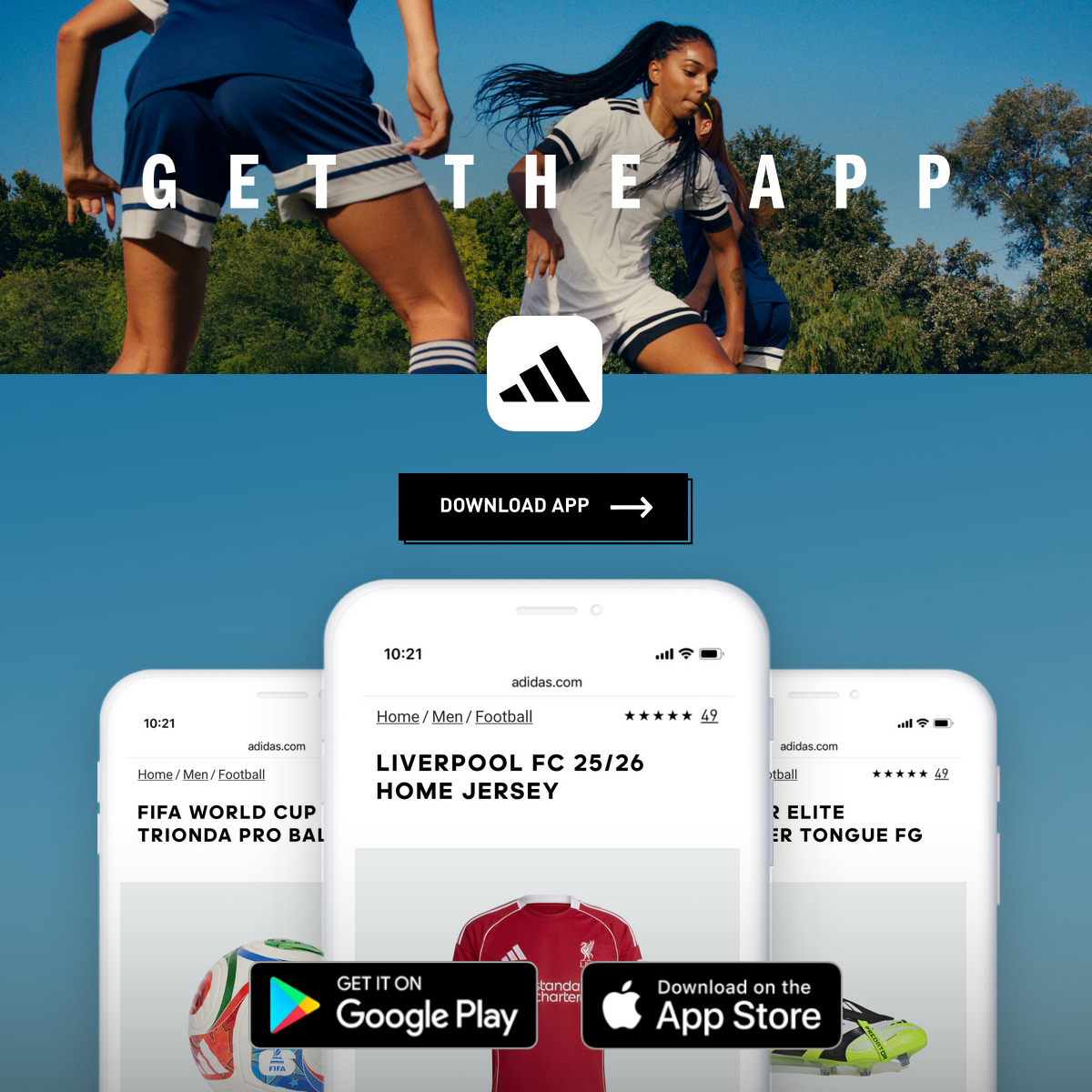 adidas Facebook ad from Jul 31, 2026