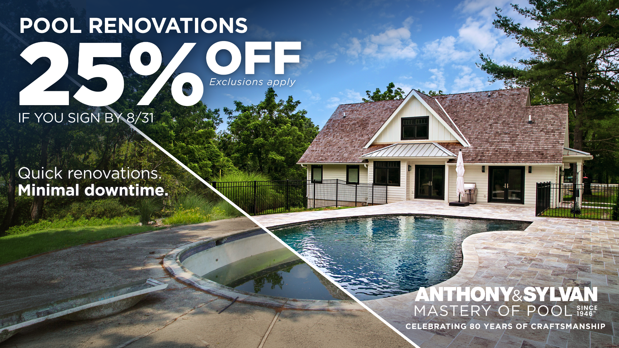 Anthony & Sylvan Pools Facebook ad