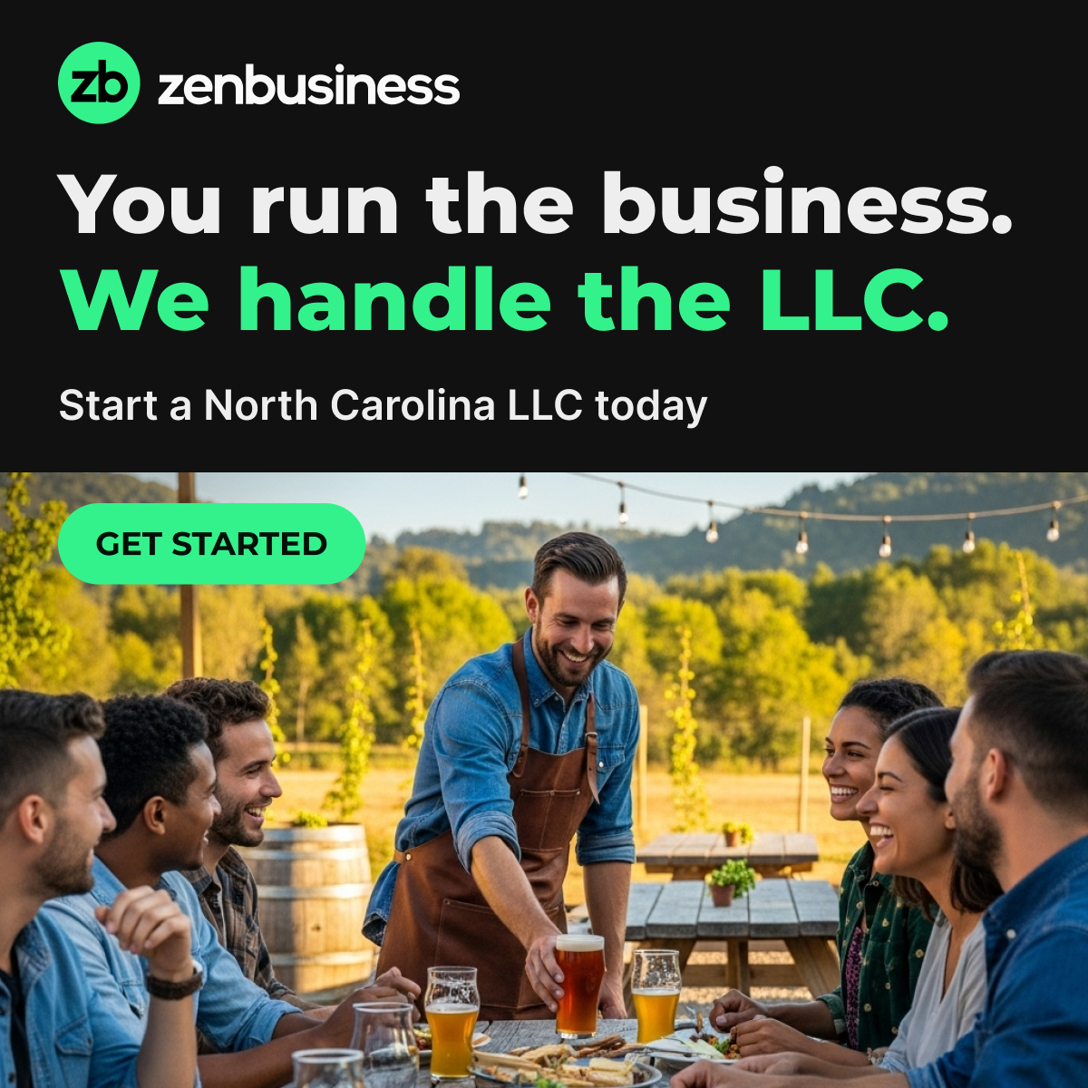 ZenBusiness Facebook ad