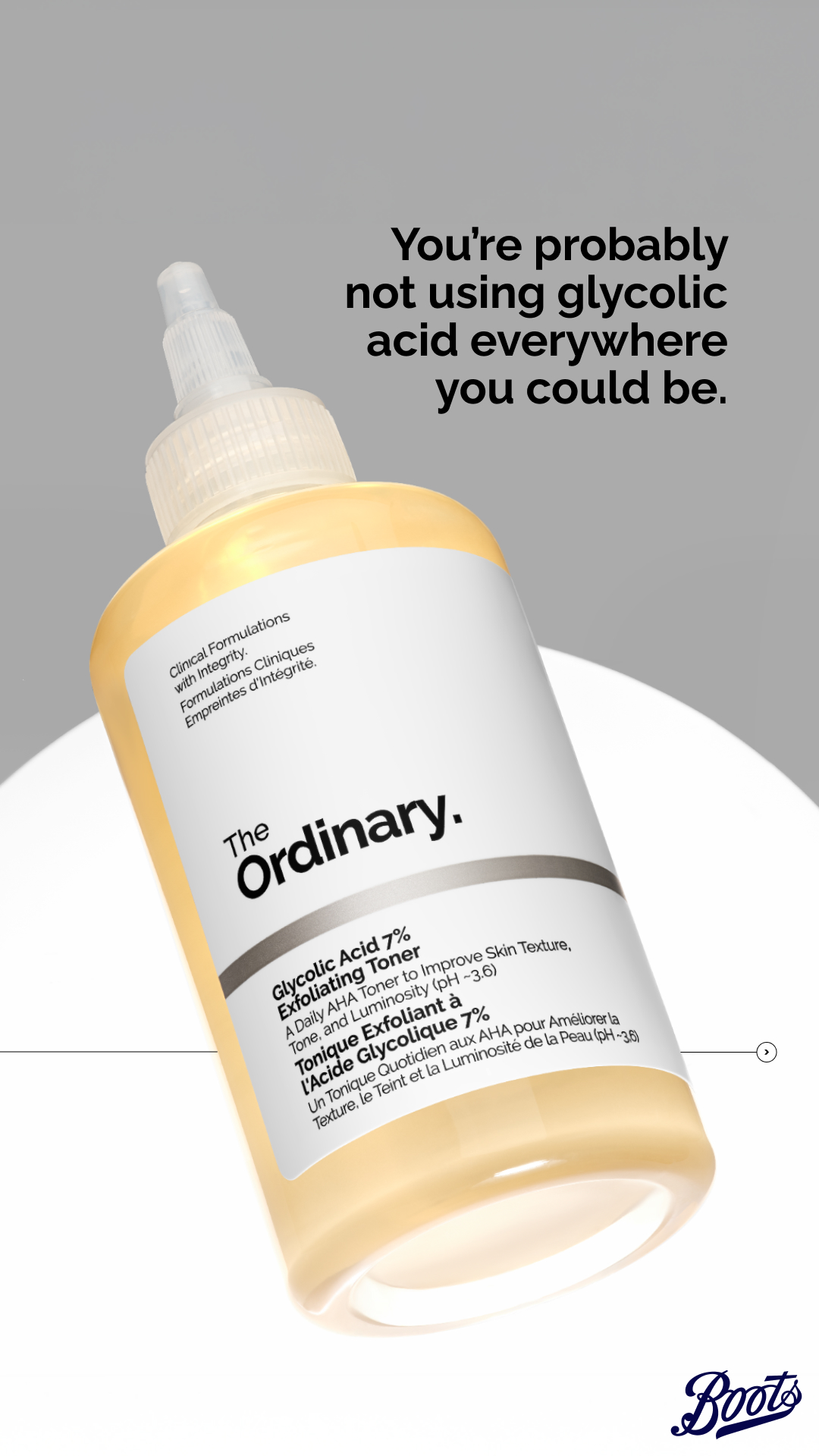 The Ordinary Facebook ad