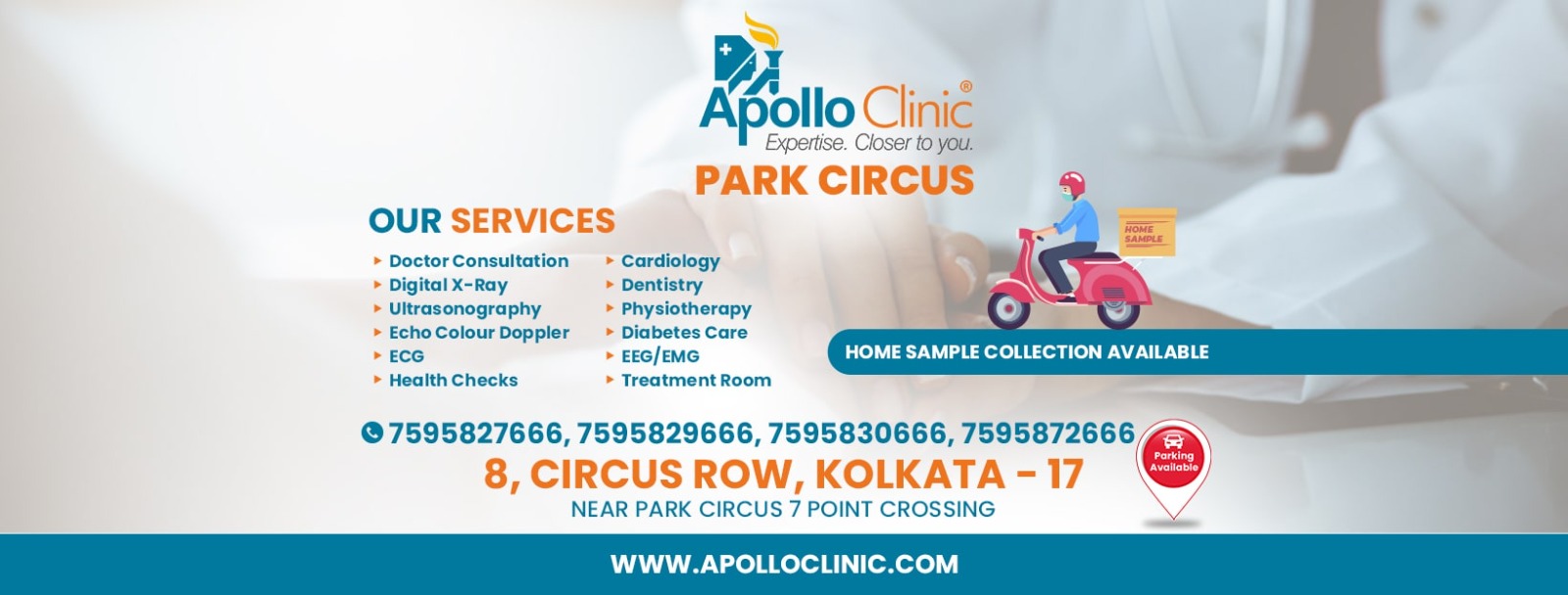 Apollo Clinic Park Circus Facebook ad: Speak to ApolloClinic Now