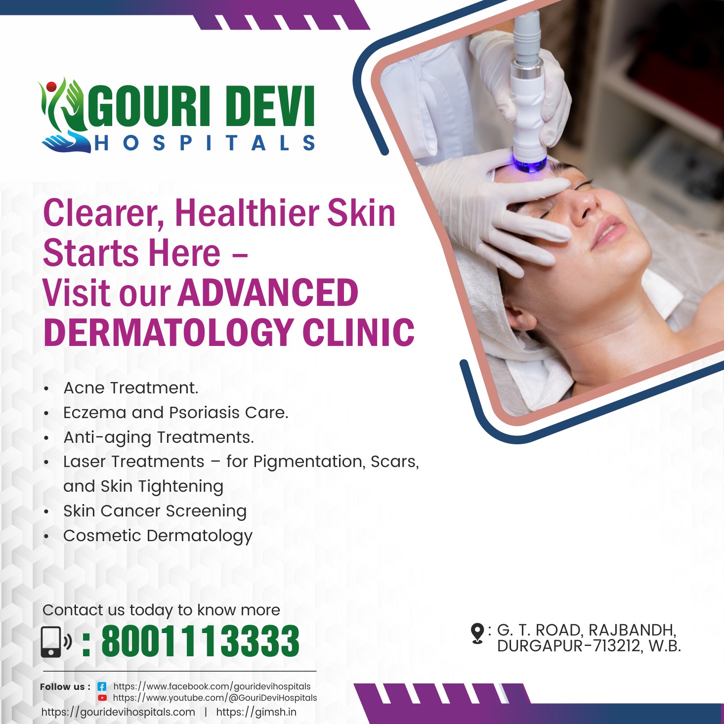 Gouri Devi Hospitals Facebook ad