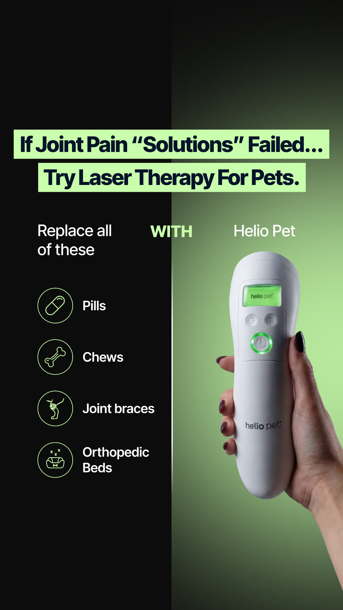 Helio Pet Facebook ad