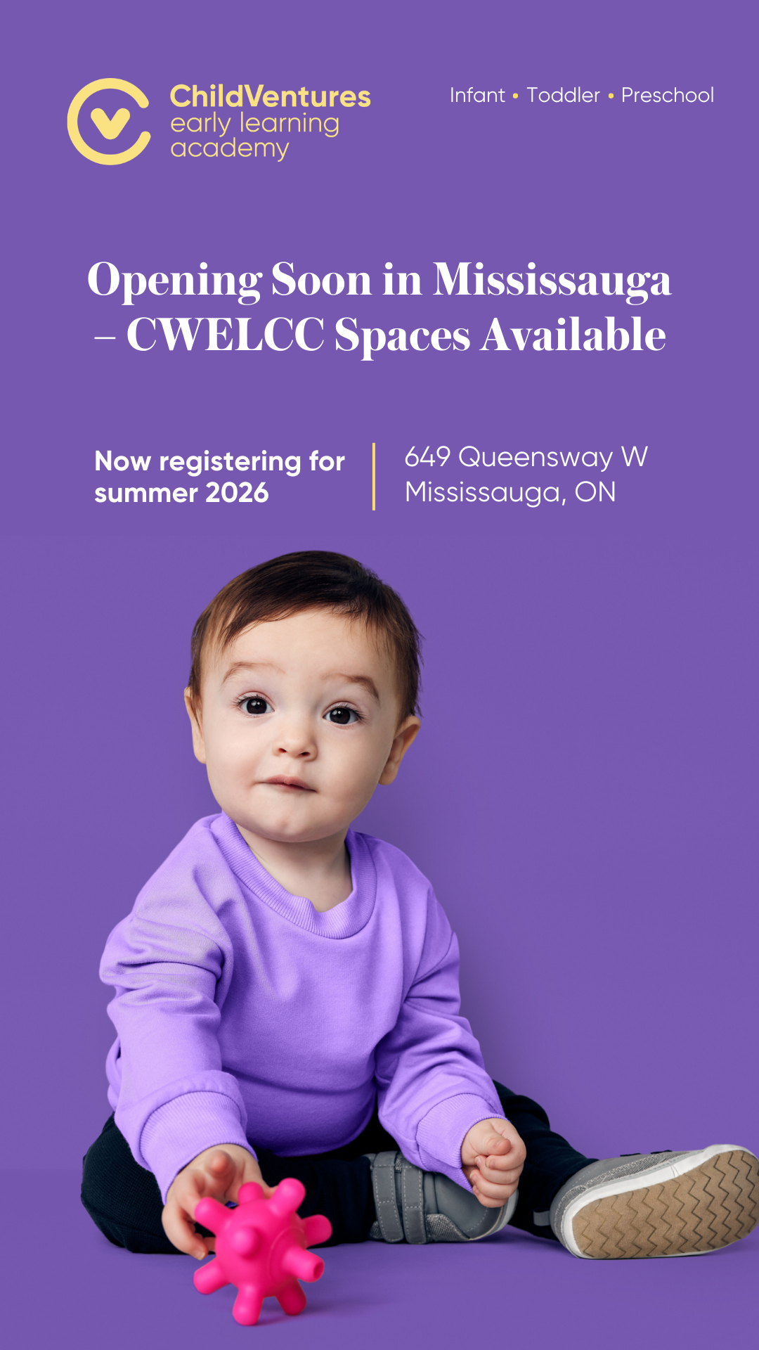 Childventures Early Learning Academy Facebook ad from May 27, 2026